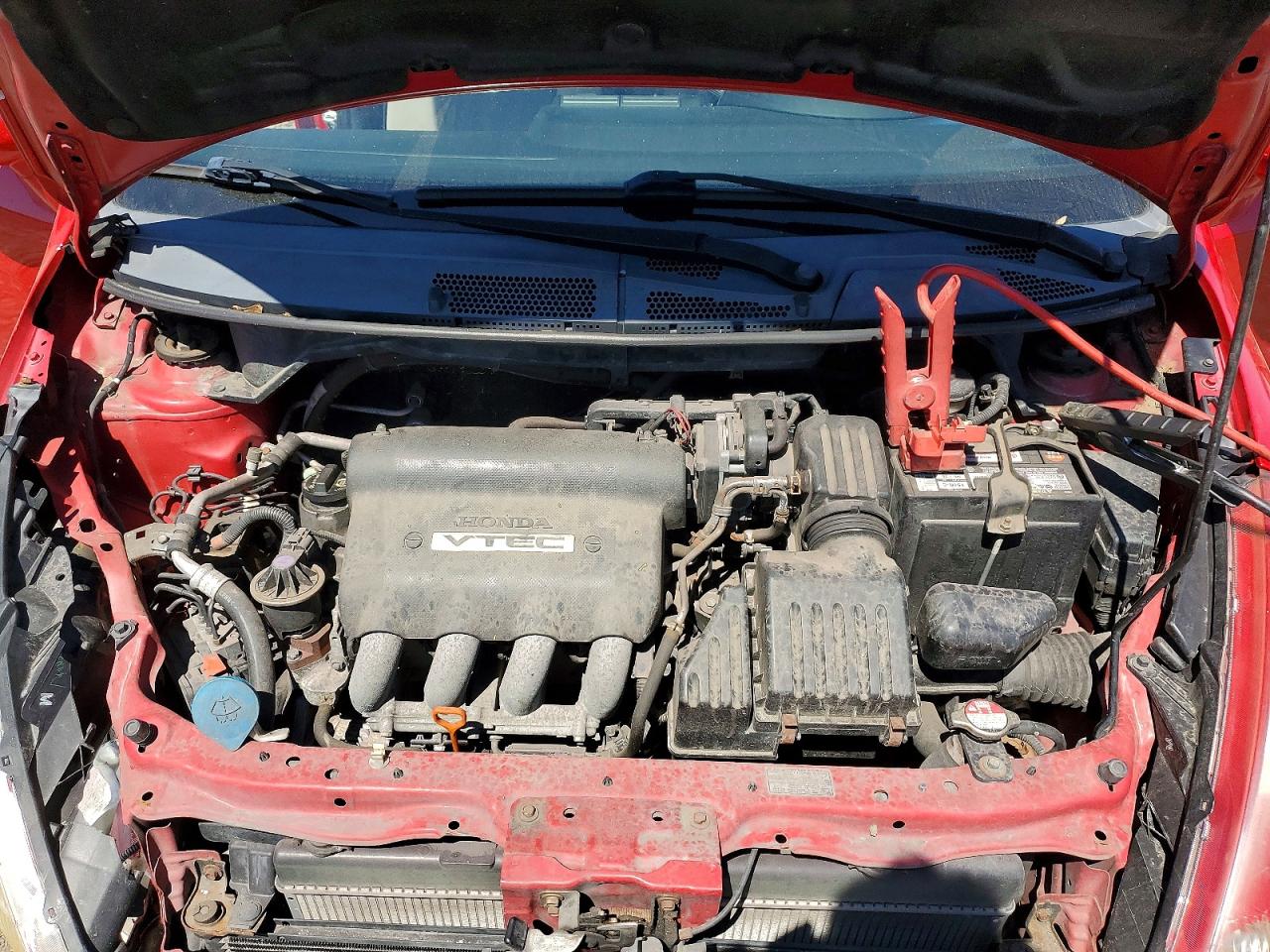 2007 Honda Fit Red vin: JHMGD38477S024014