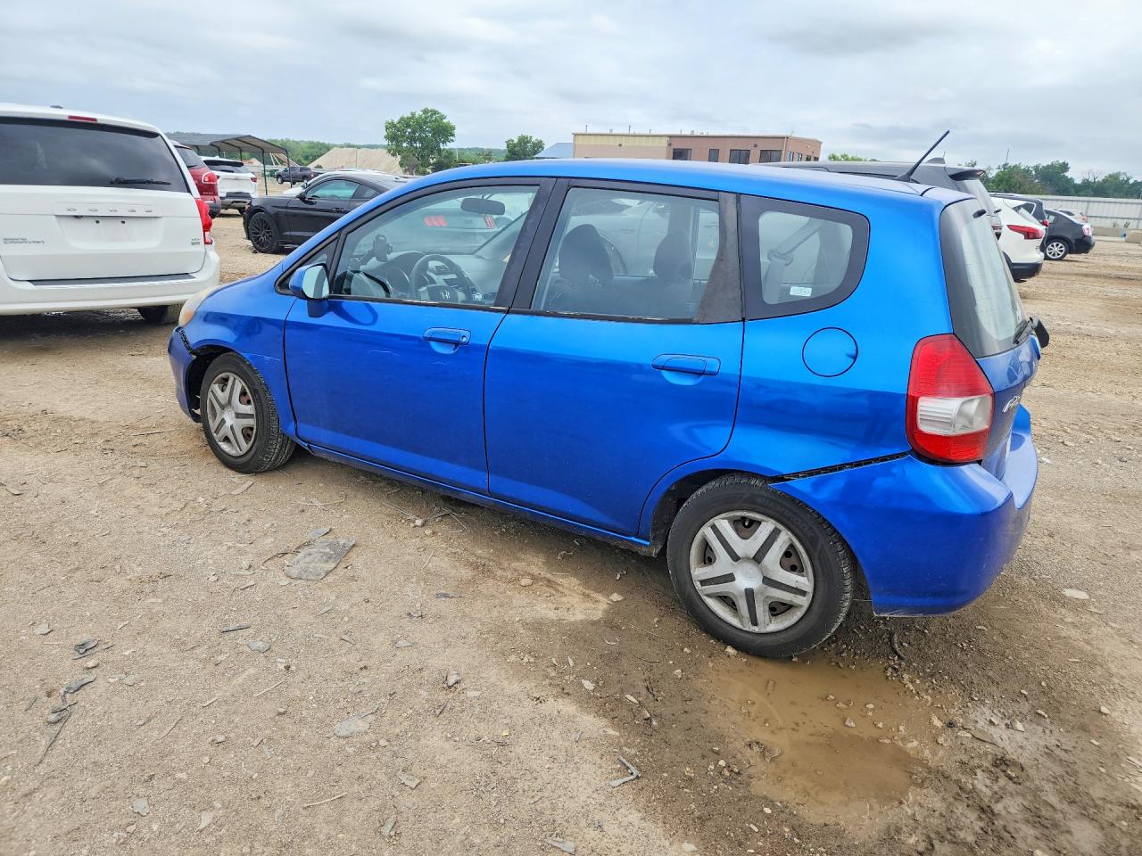 2008 Honda Fit Blue vin: JHMGD38478S019168