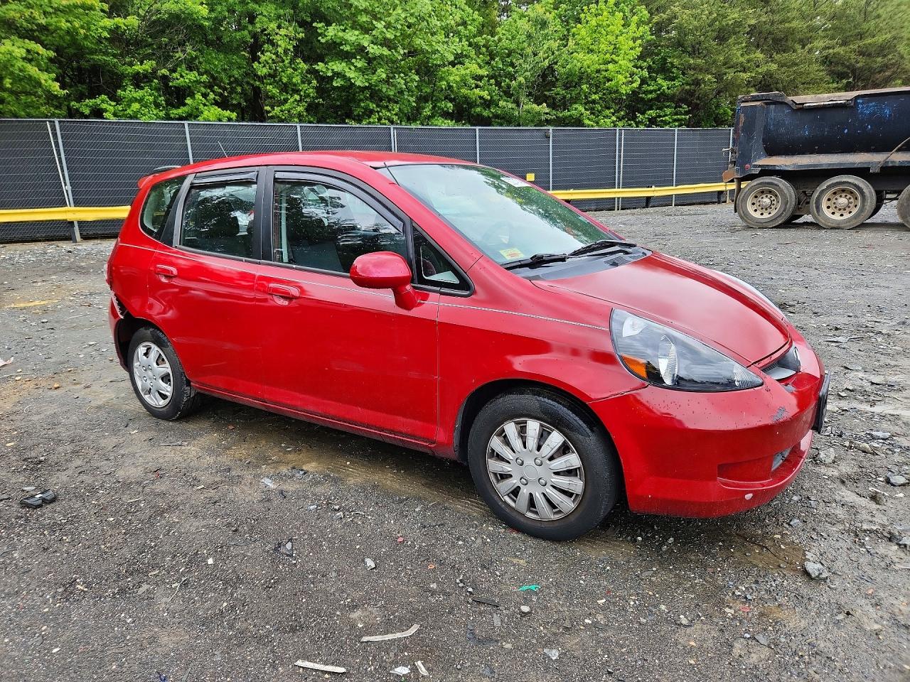 2008 Honda Fit Red vin: JHMGD38478S045124