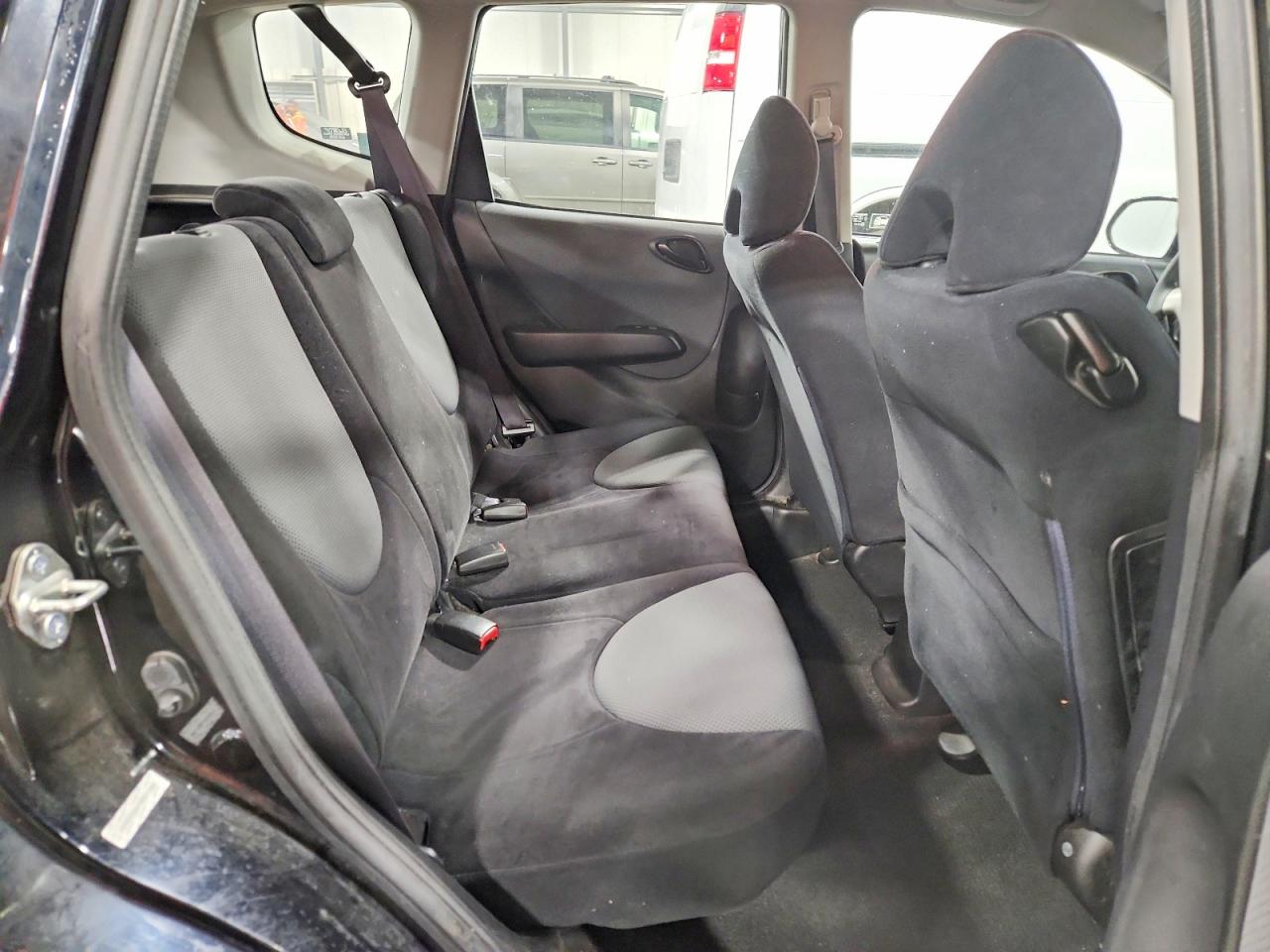 2008 Honda Fit Black vin: JHMGD38478S071884