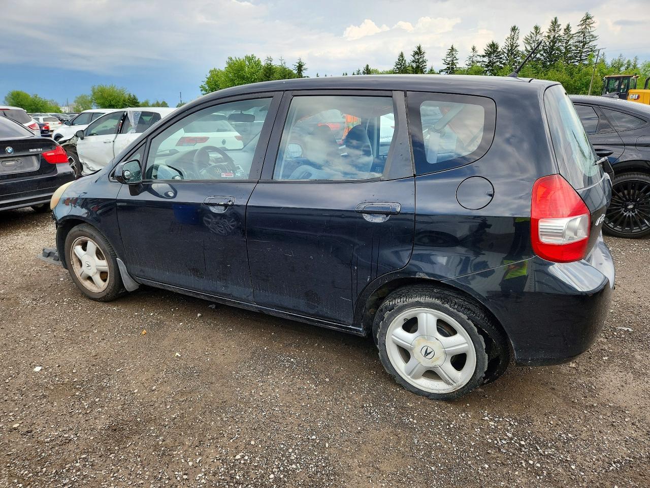 2008 Honda Fit Черный vin: JHMGD38478S809165
