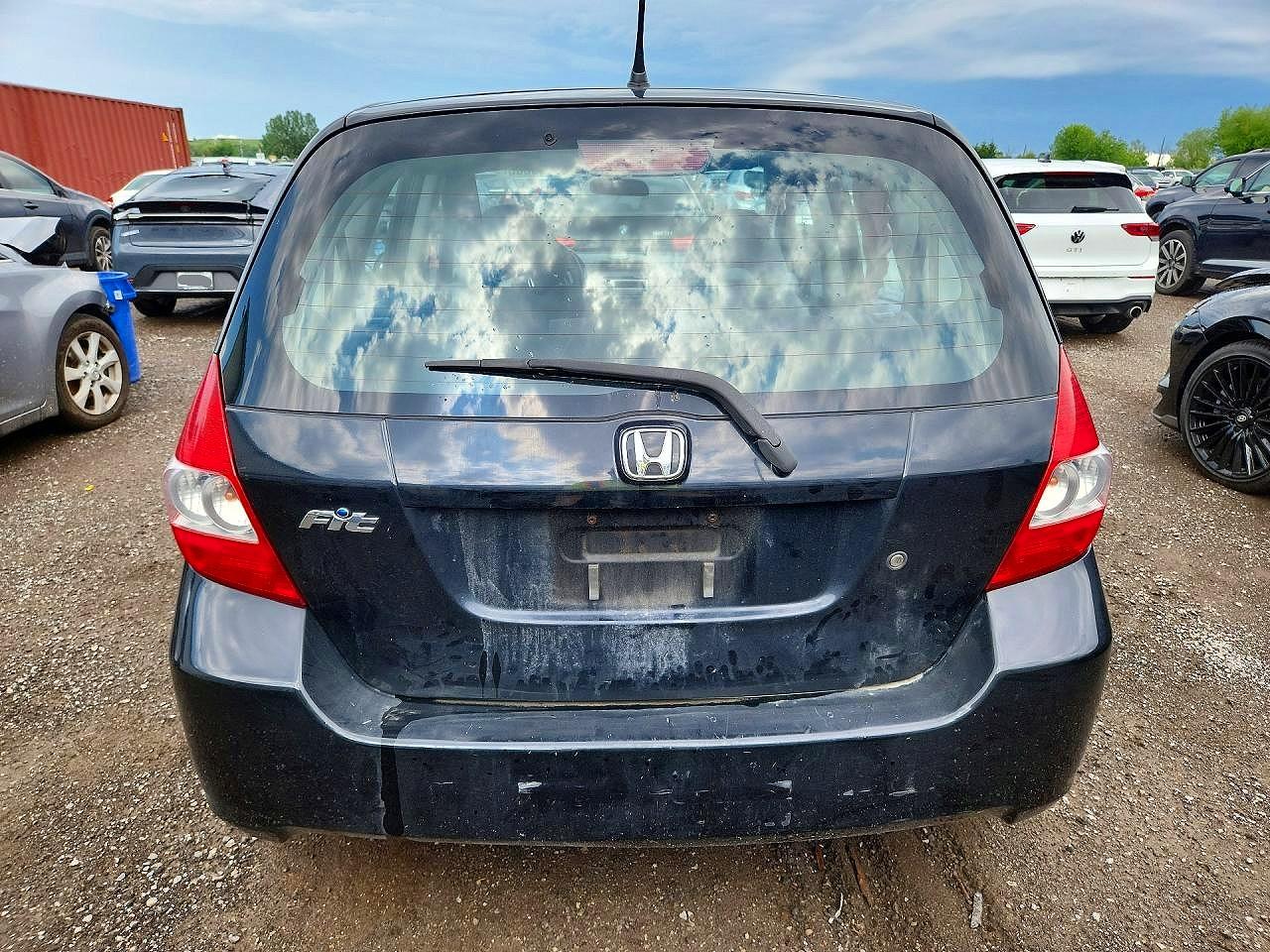 2008 Honda Fit Черный vin: JHMGD38478S809165