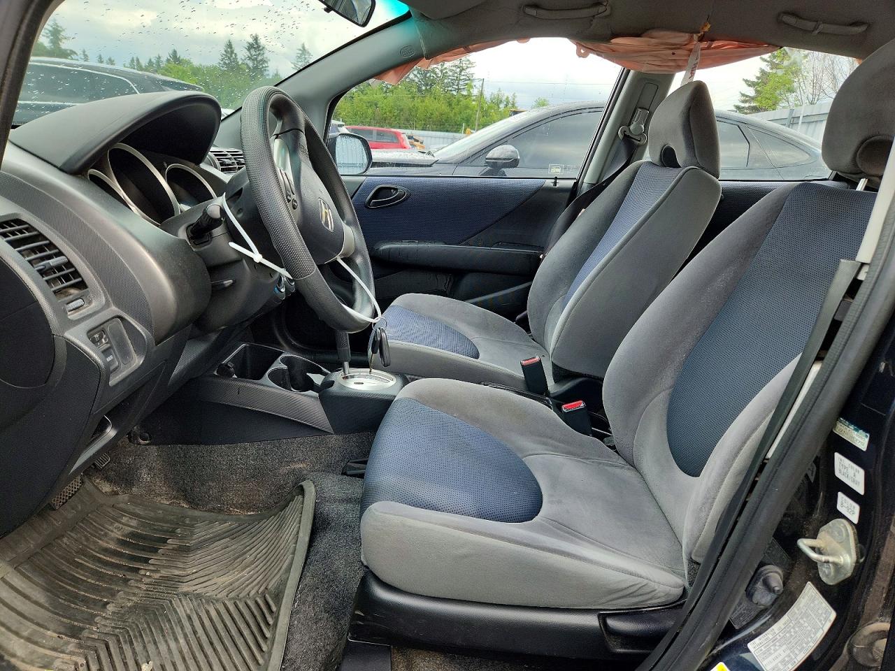 2008 Honda Fit Черный vin: JHMGD38478S809165