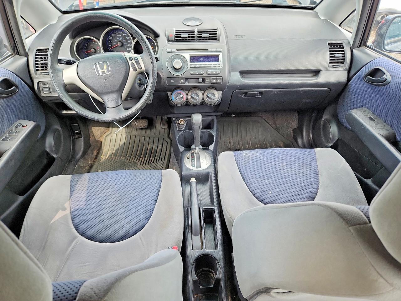 2008 Honda Fit Черный vin: JHMGD38478S809165