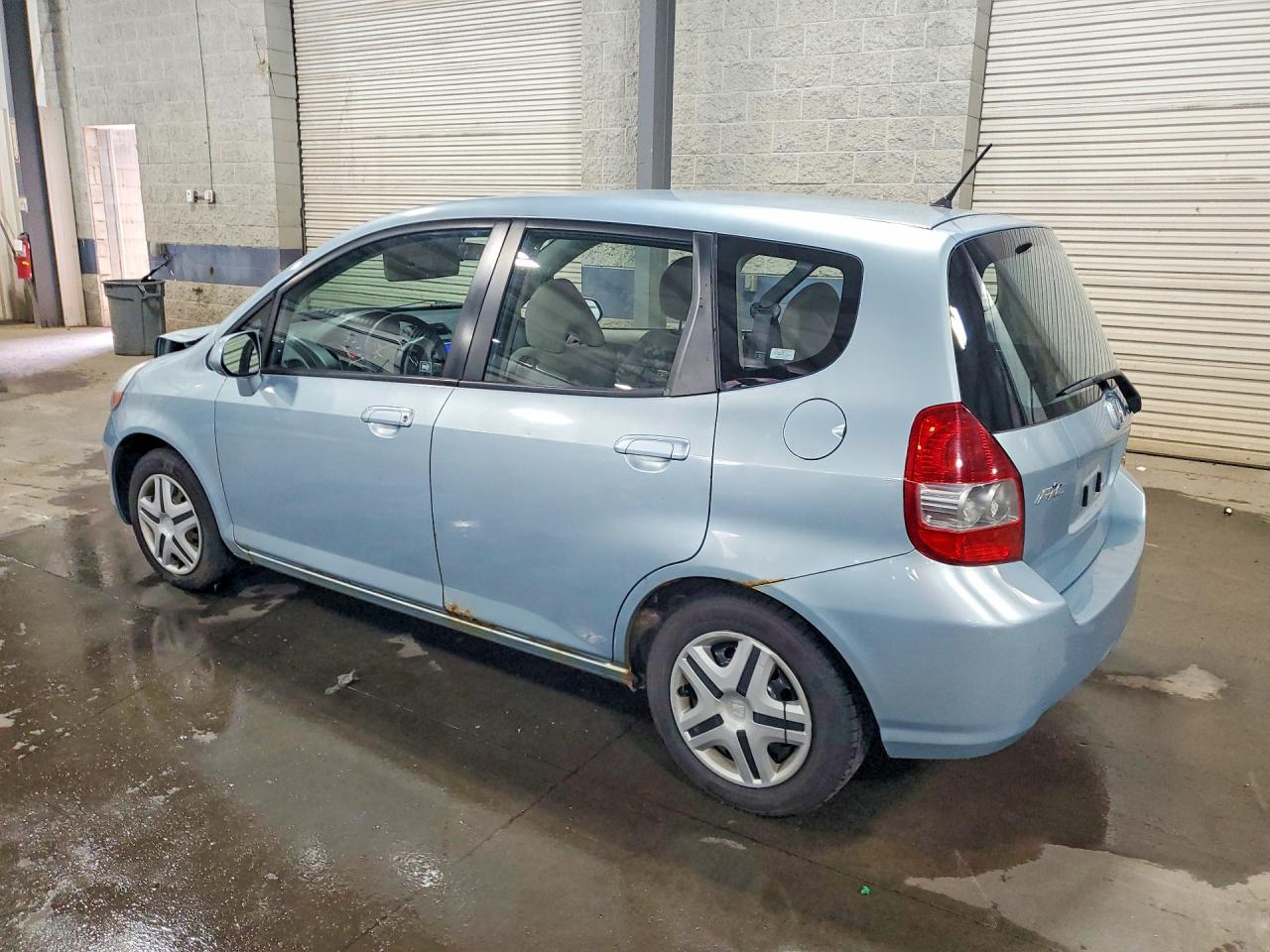 2007 Honda Fit Blue vin: JHMGD38487S005651