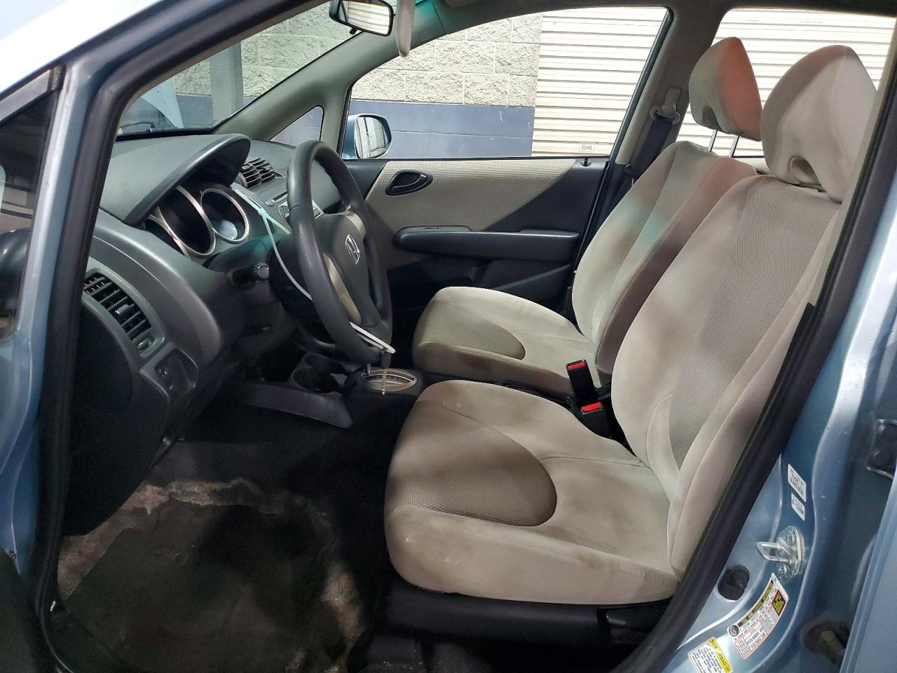 2007 Honda Fit Blue vin: JHMGD38487S005651