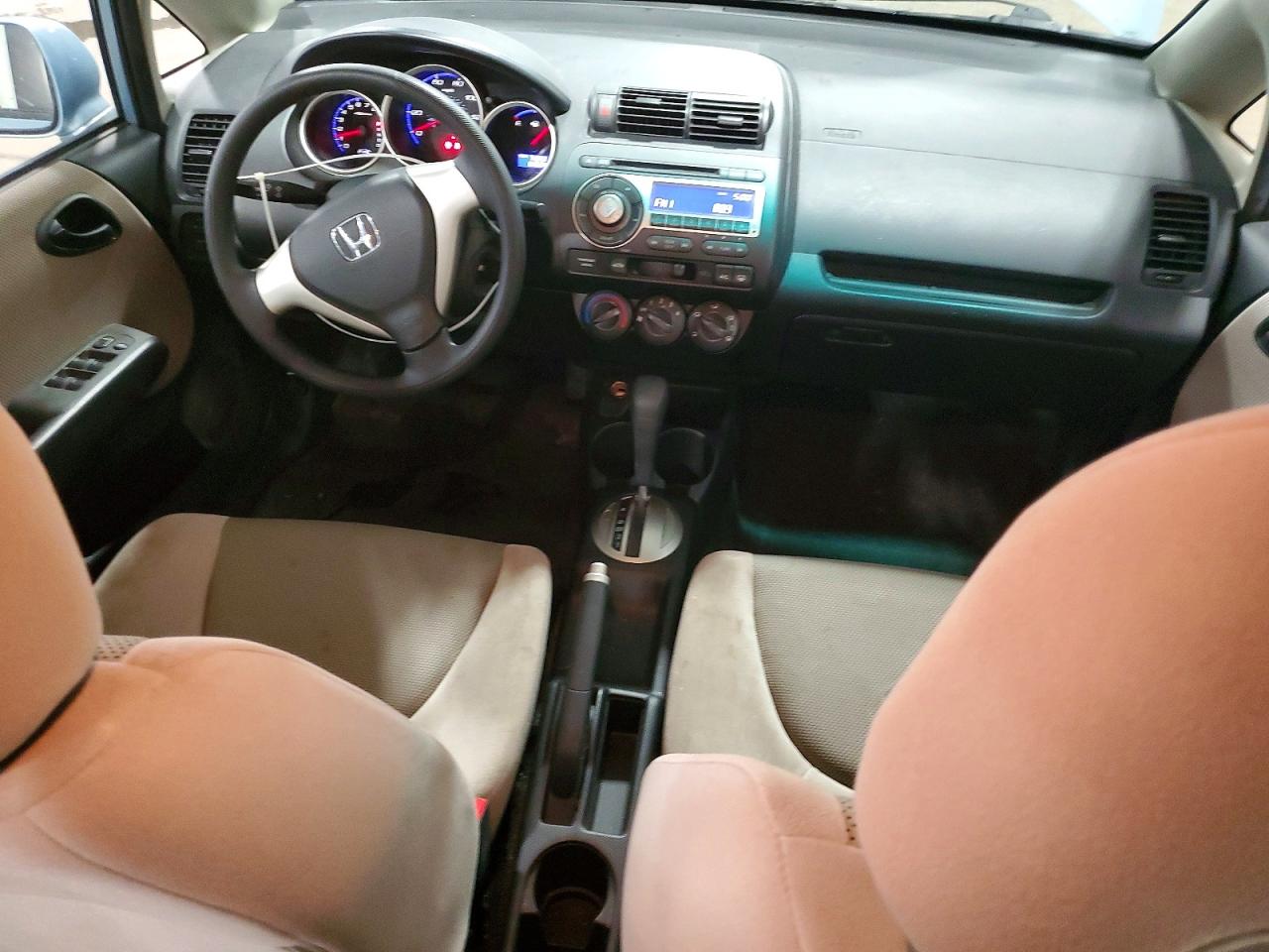 2007 Honda Fit Blue vin: JHMGD38487S005651