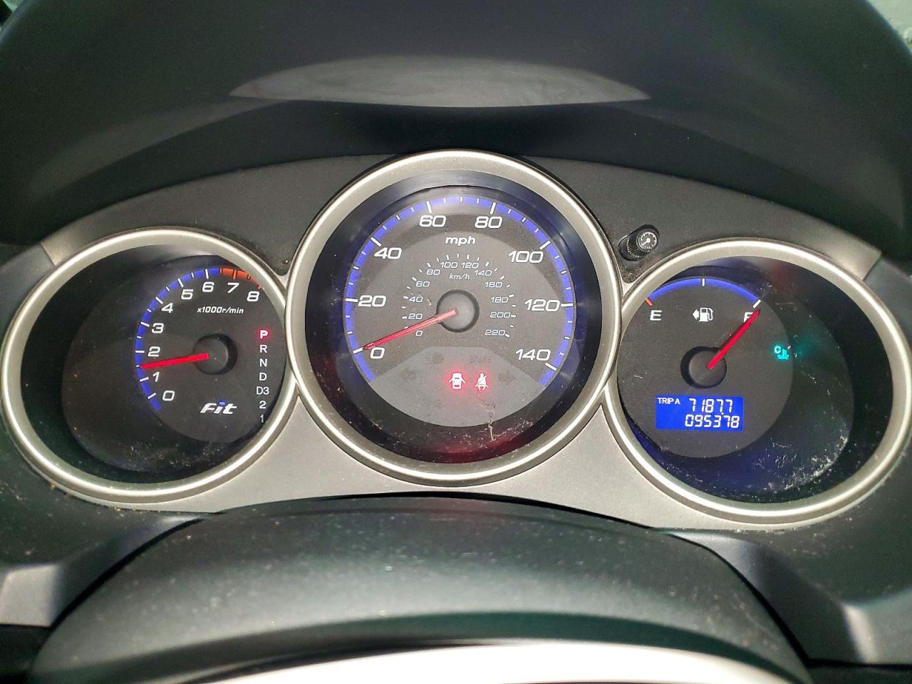 2007 Honda Fit Blue vin: JHMGD38487S005651