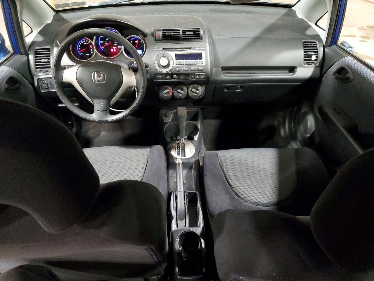 2007 Honda Fit Blue vin: JHMGD38487S010879