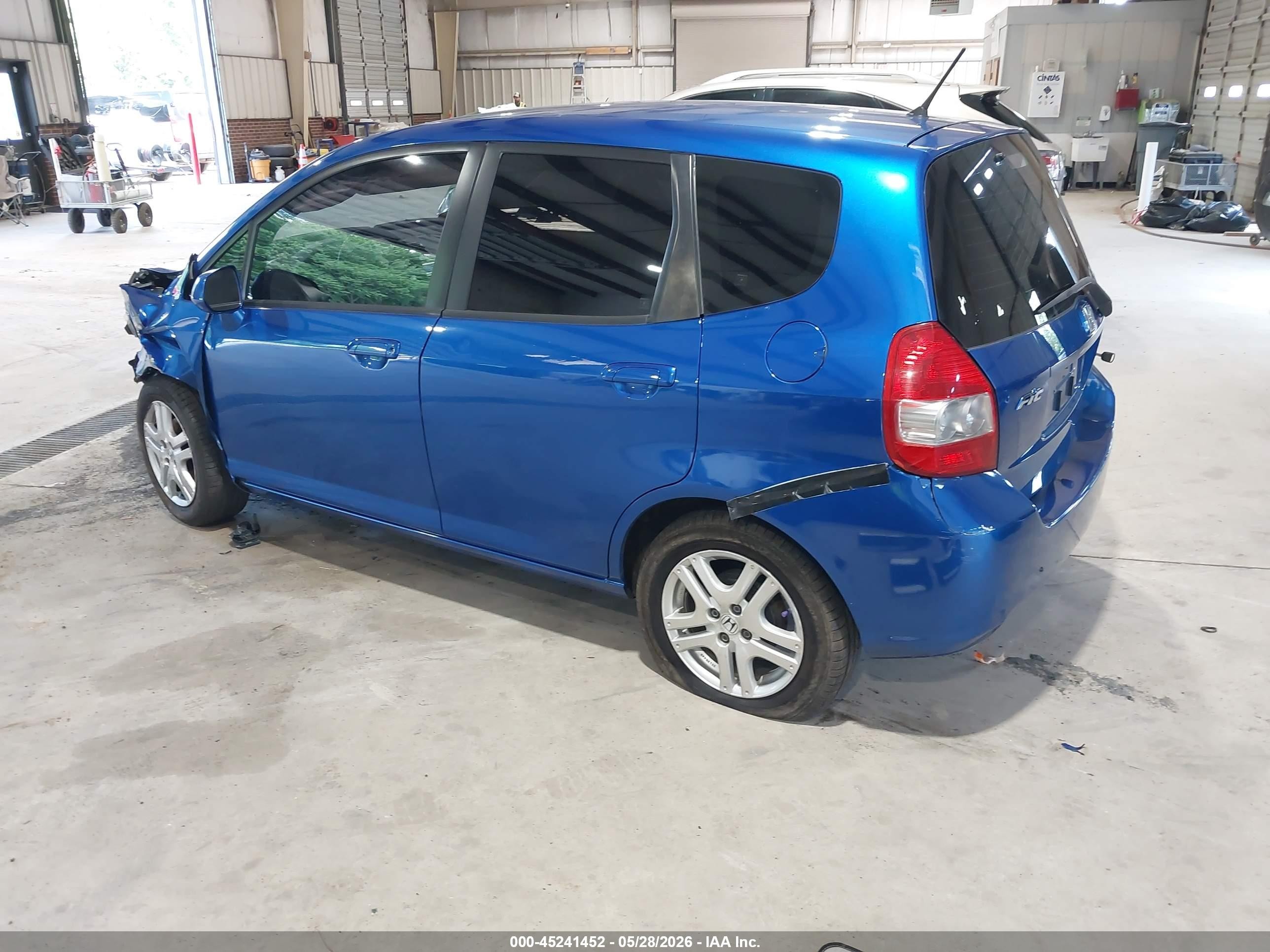 2008 Honda Fit   Blue vin: JHMGD38488S025139