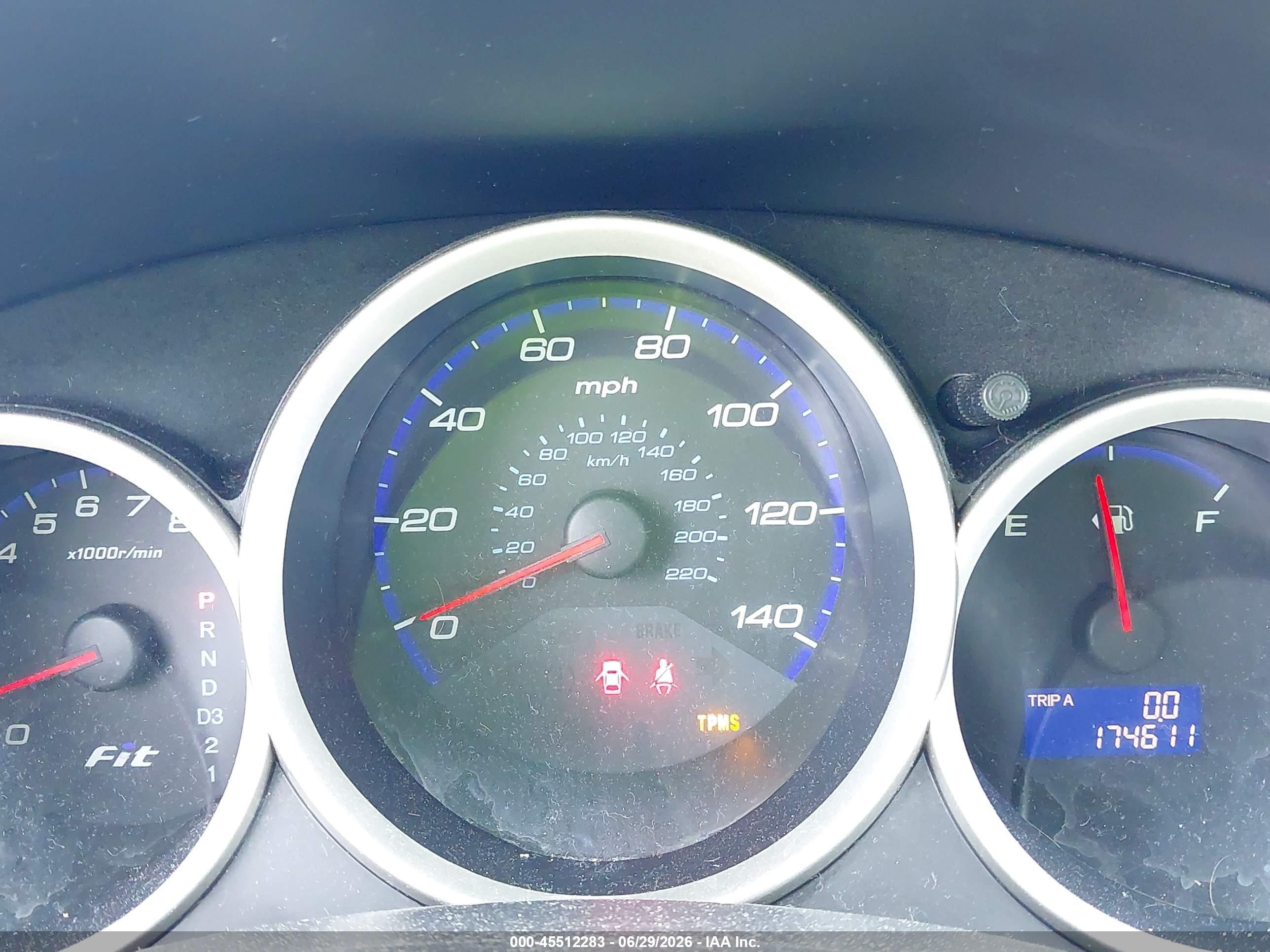 2008 Honda Fit   Blue vin: JHMGD38488S025383