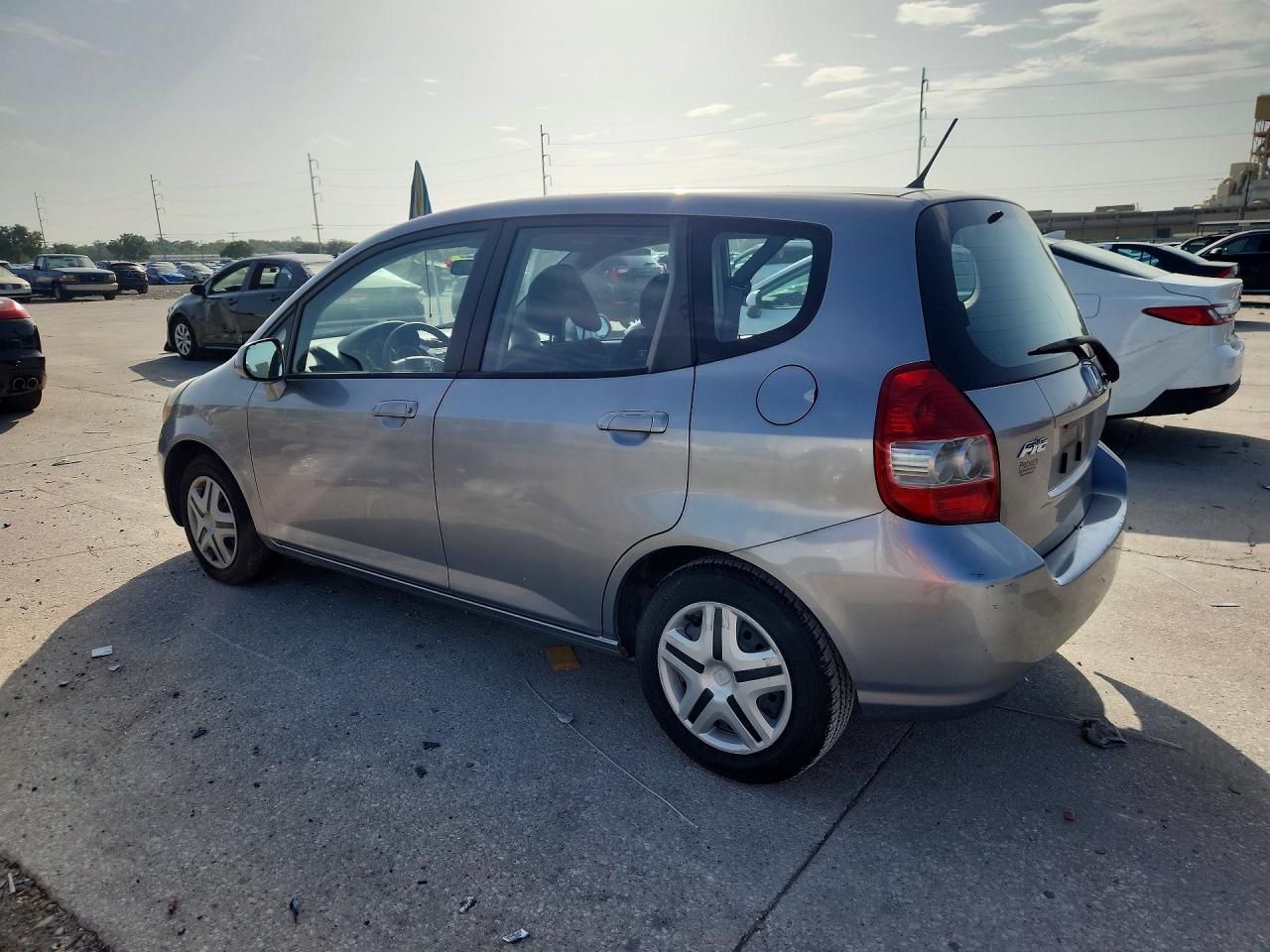 2008 Honda Fit Gray vin: JHMGD38488S043074