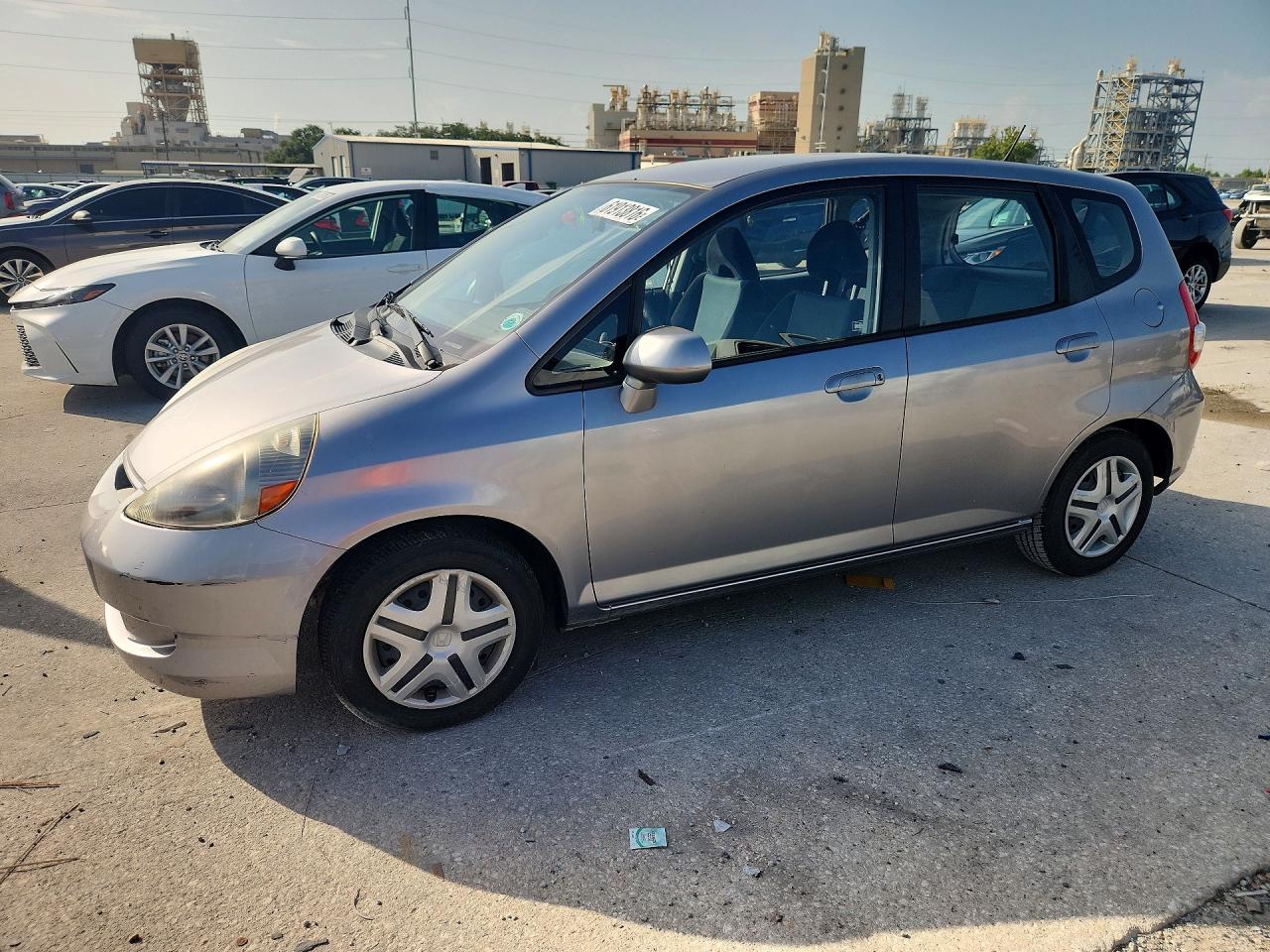 2008 Honda Fit Gray vin: JHMGD38488S043074
