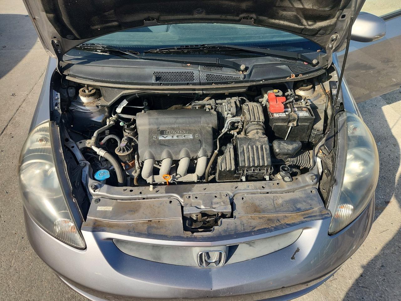 2008 Honda Fit Gray vin: JHMGD38488S043074