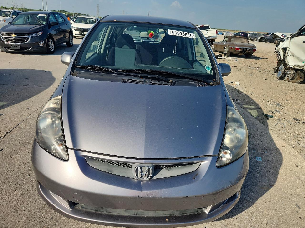 2008 Honda Fit Gray vin: JHMGD38488S043074