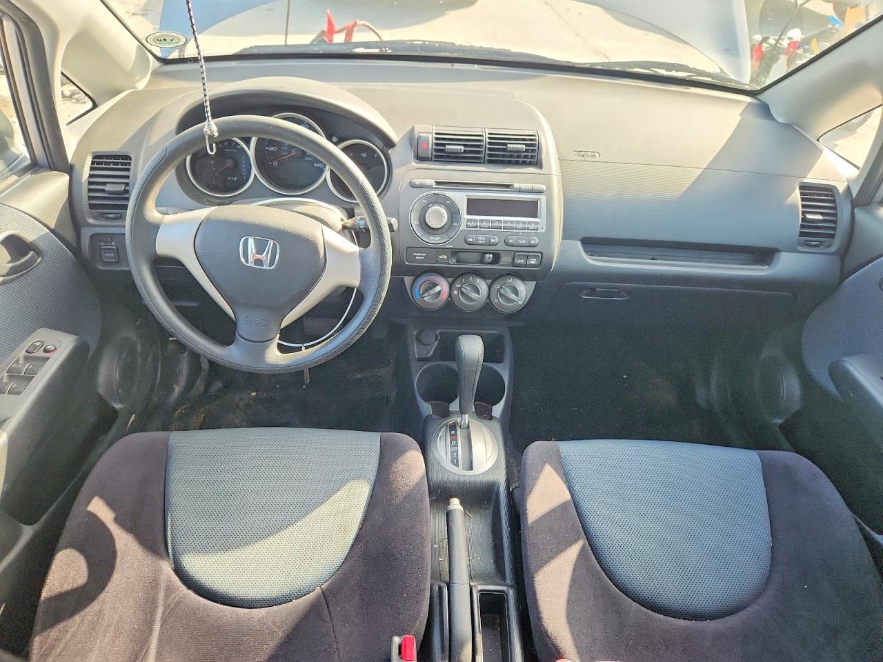2008 Honda Fit Gray vin: JHMGD38488S043074