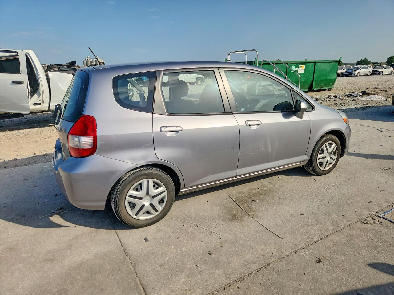 2008 Honda Fit Gray vin: JHMGD38488S043074