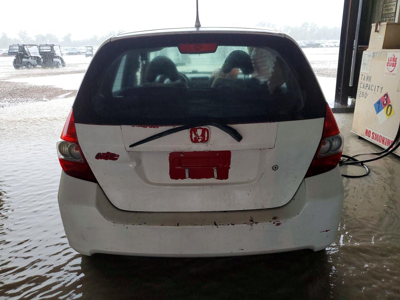 2008 Honda Fit Белый vin: JHMGD38488S045147