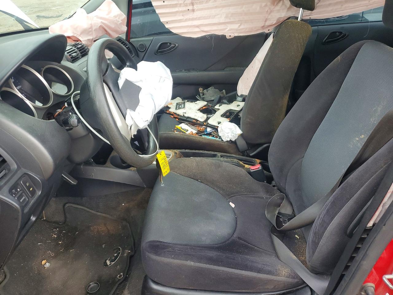 2008 Honda Fit Белый vin: JHMGD38488S045147