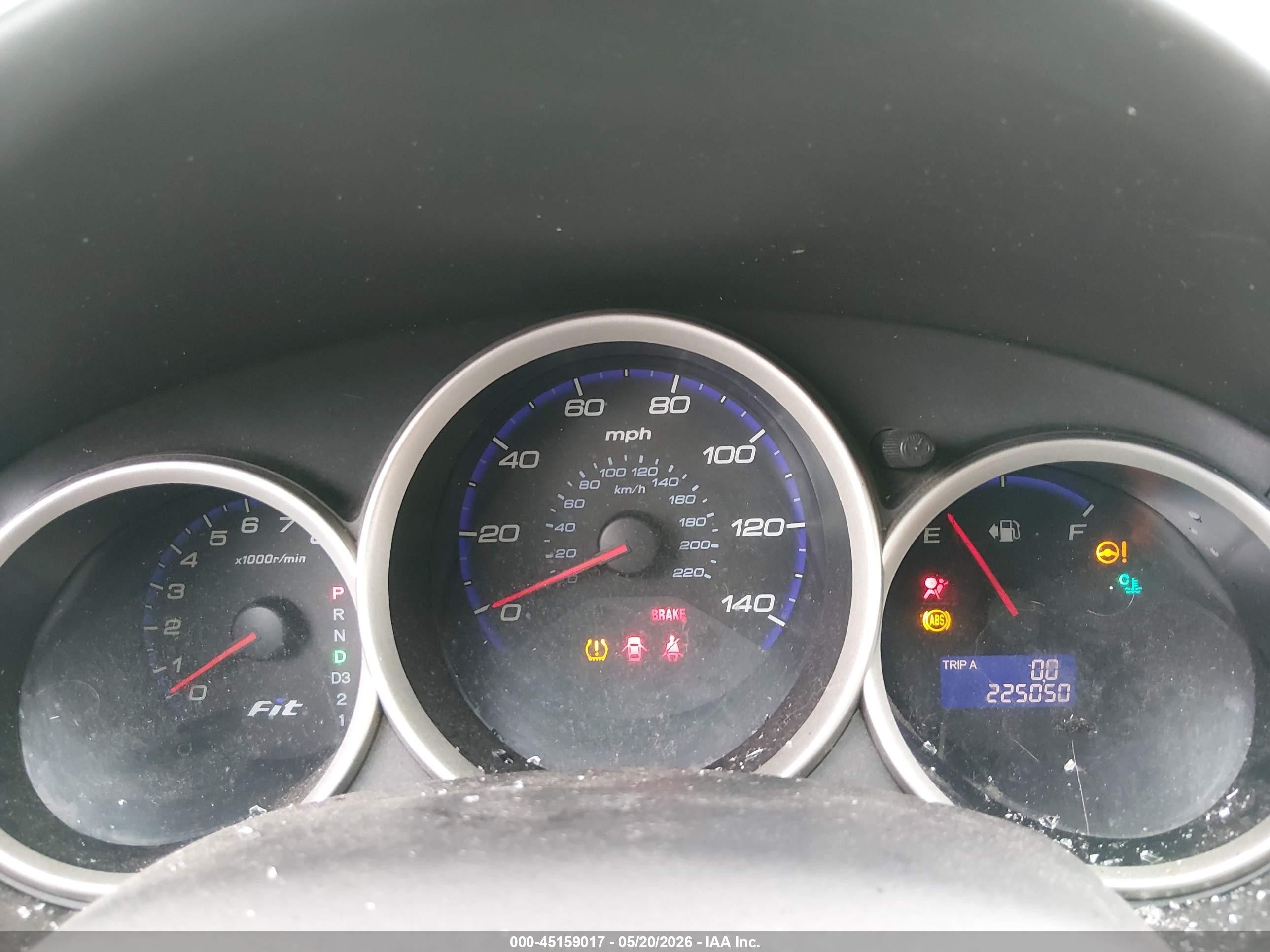 2008 Honda Fit   Silver vin: JHMGD38488S047383
