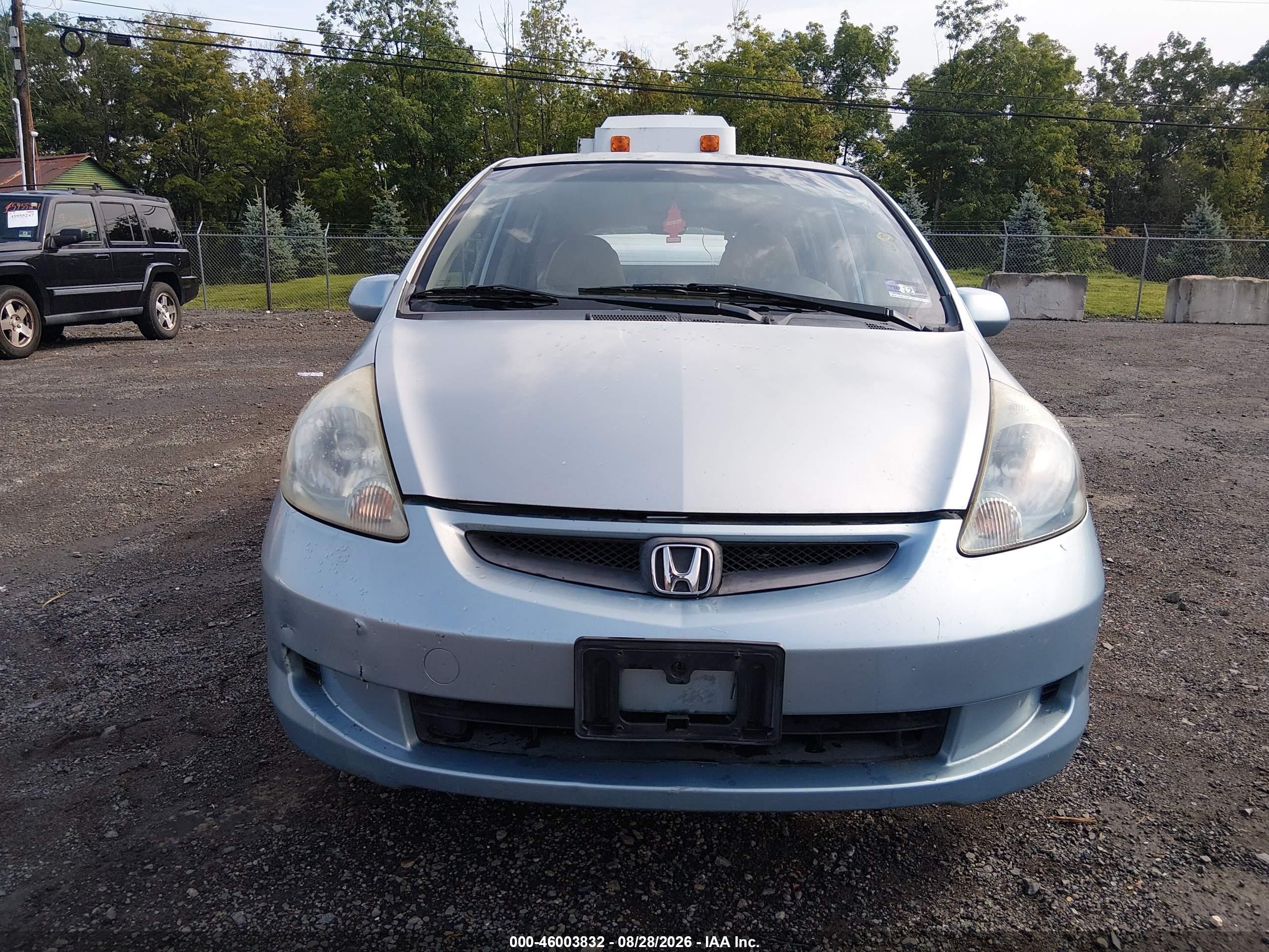 2007 Honda Fit   Бирюзовый vin: JHMGD38497S024337