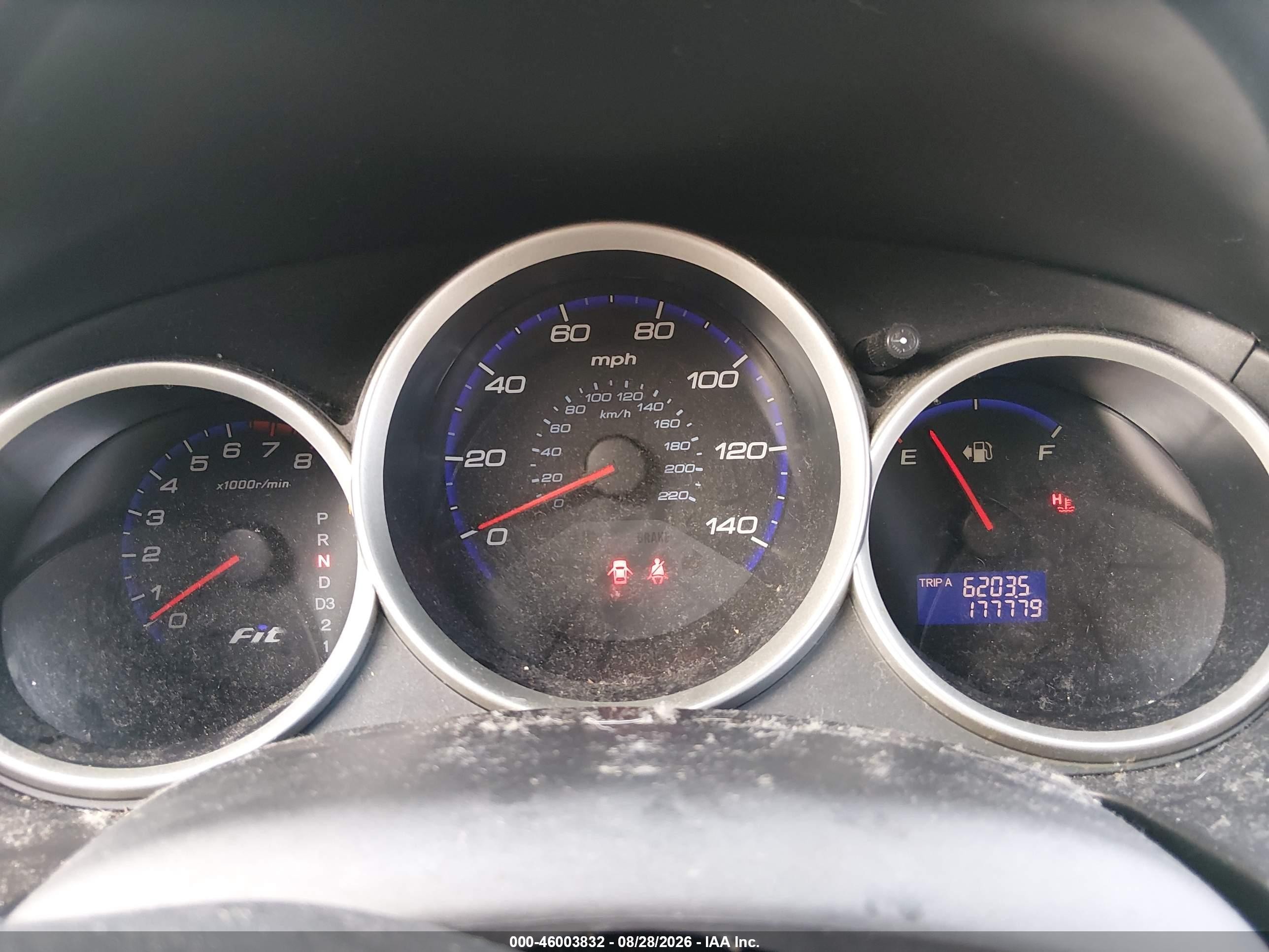 2007 Honda Fit   Бирюзовый vin: JHMGD38497S024337