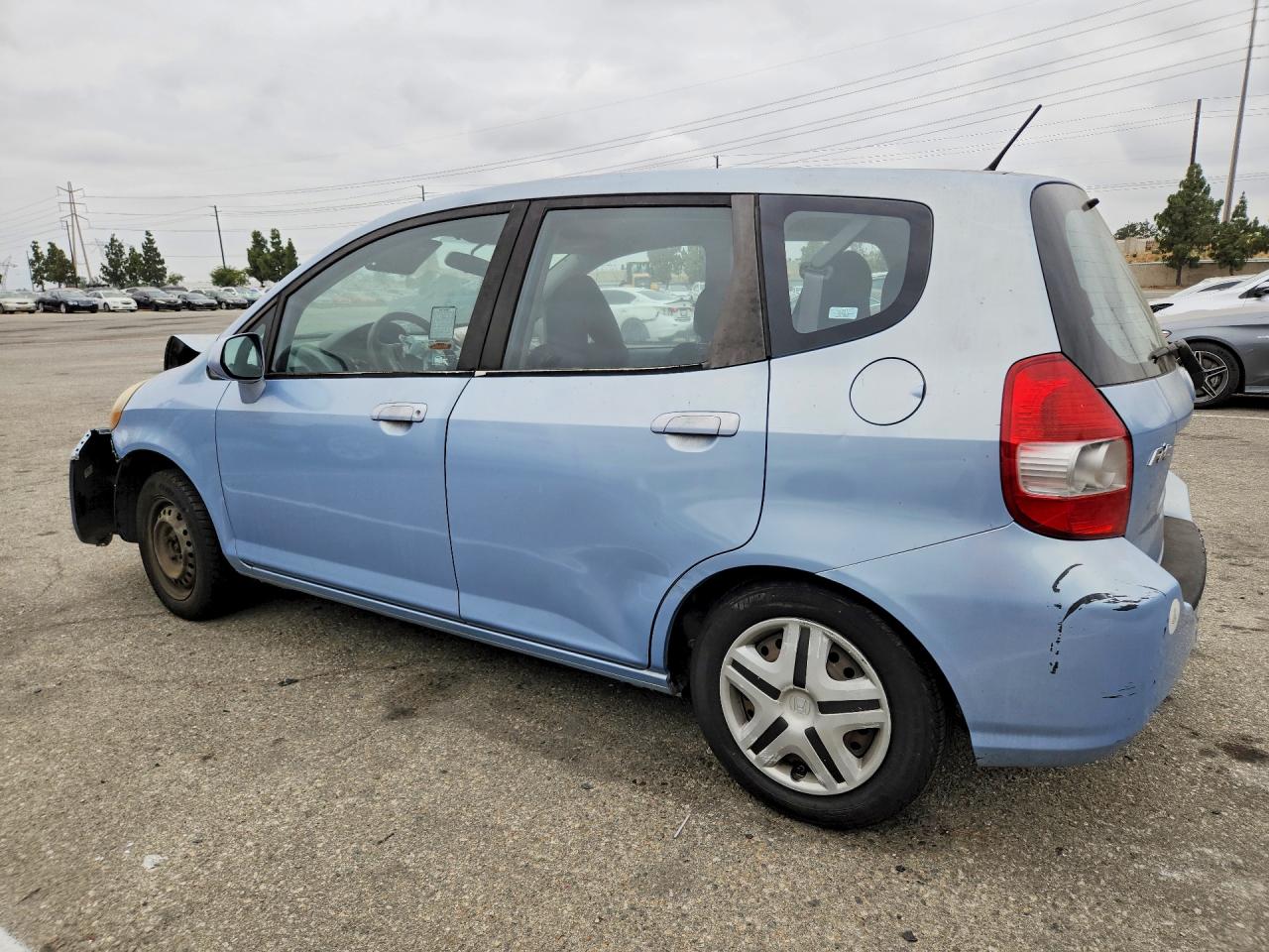 2008 Honda Fit Синий vin: JHMGD38498S029636