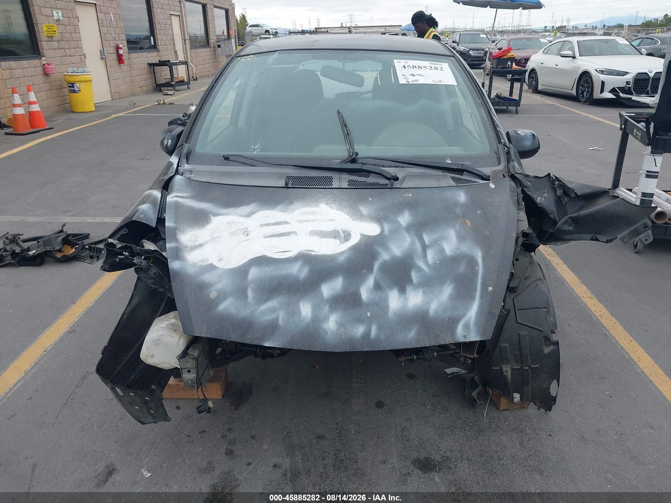2007 Honda Fit   Black vin: JHMGD384X7S044144