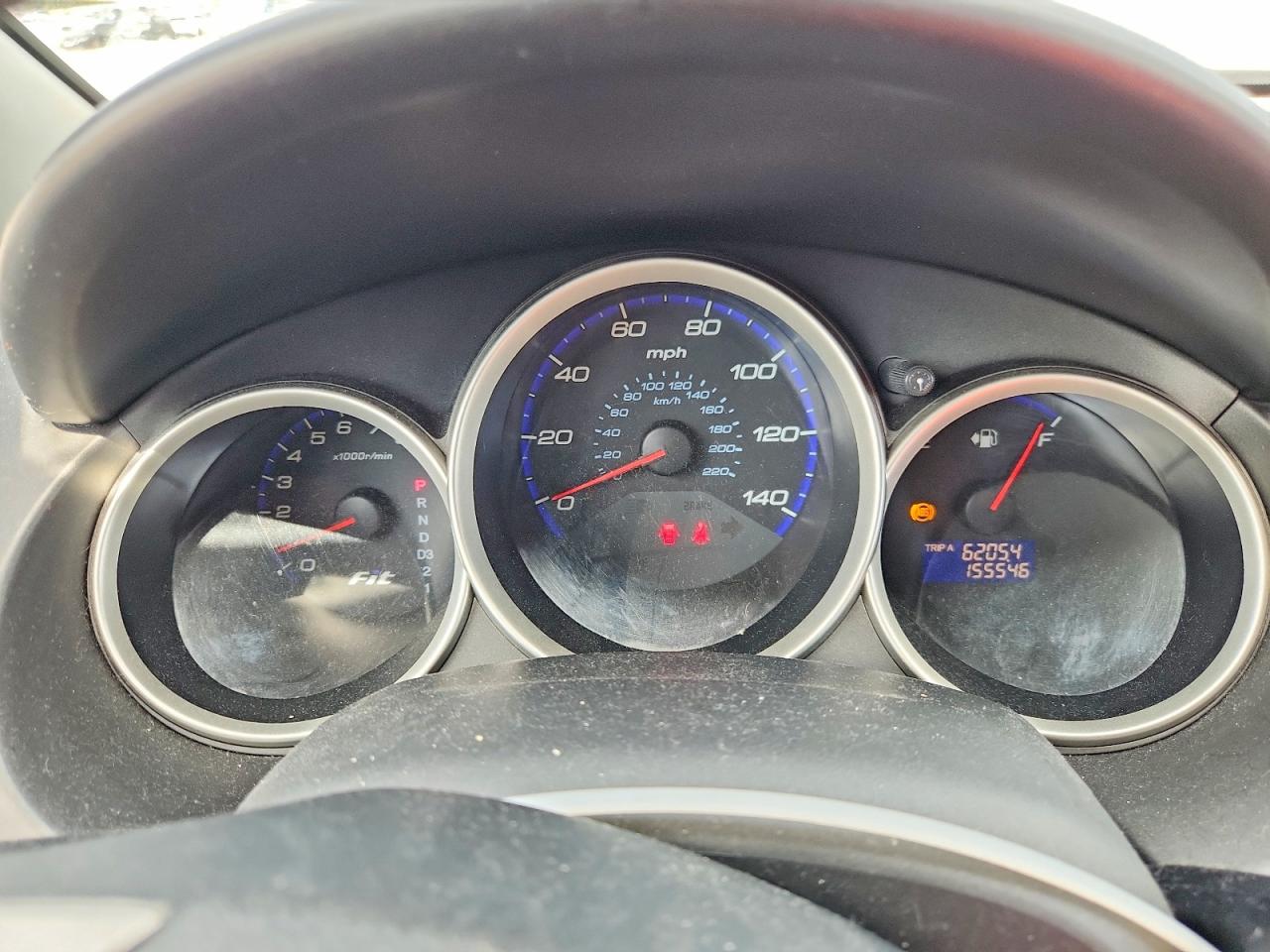 2007 Honda Fit Синий vin: JHMGD384X7S055774