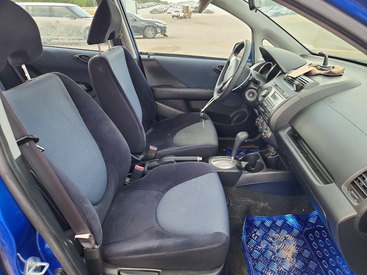 2007 Honda Fit Синий vin: JHMGD384X7S055774