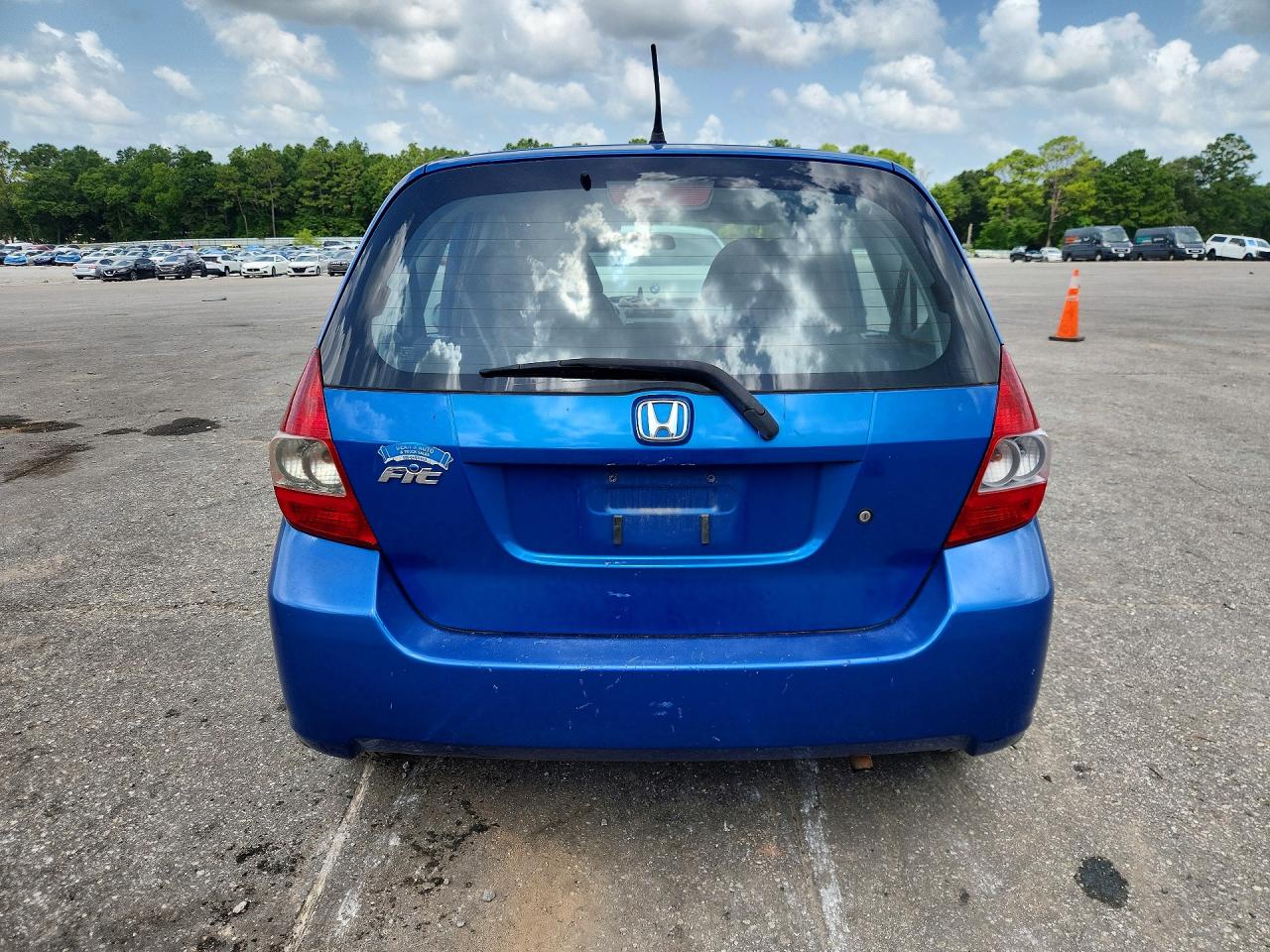 2007 Honda Fit Синий vin: JHMGD384X7S055774