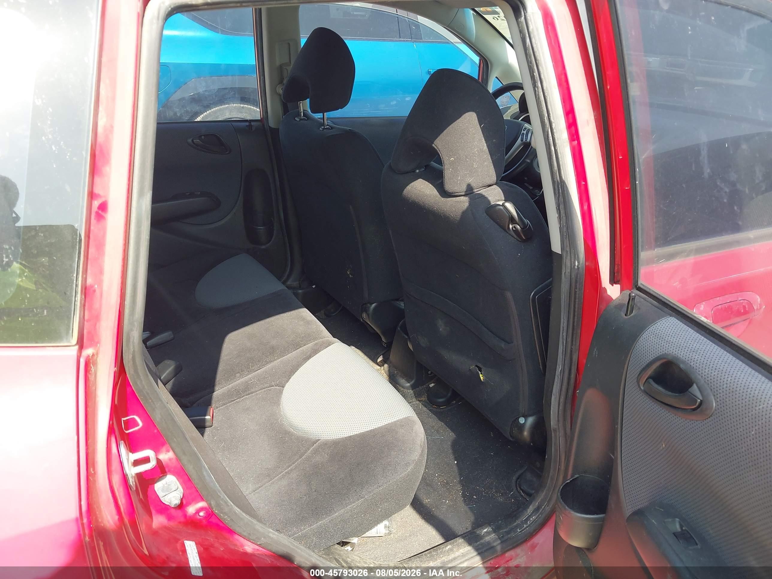 2007 Honda Fit Sport Красный vin: JHMGD38607S030299