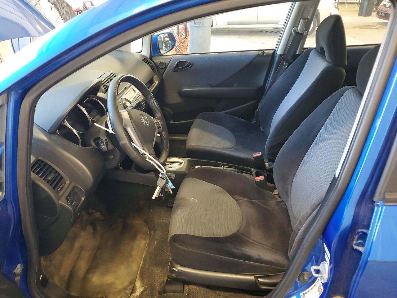 2007 Honda Fit S Blue vin: JHMGD38607S053453