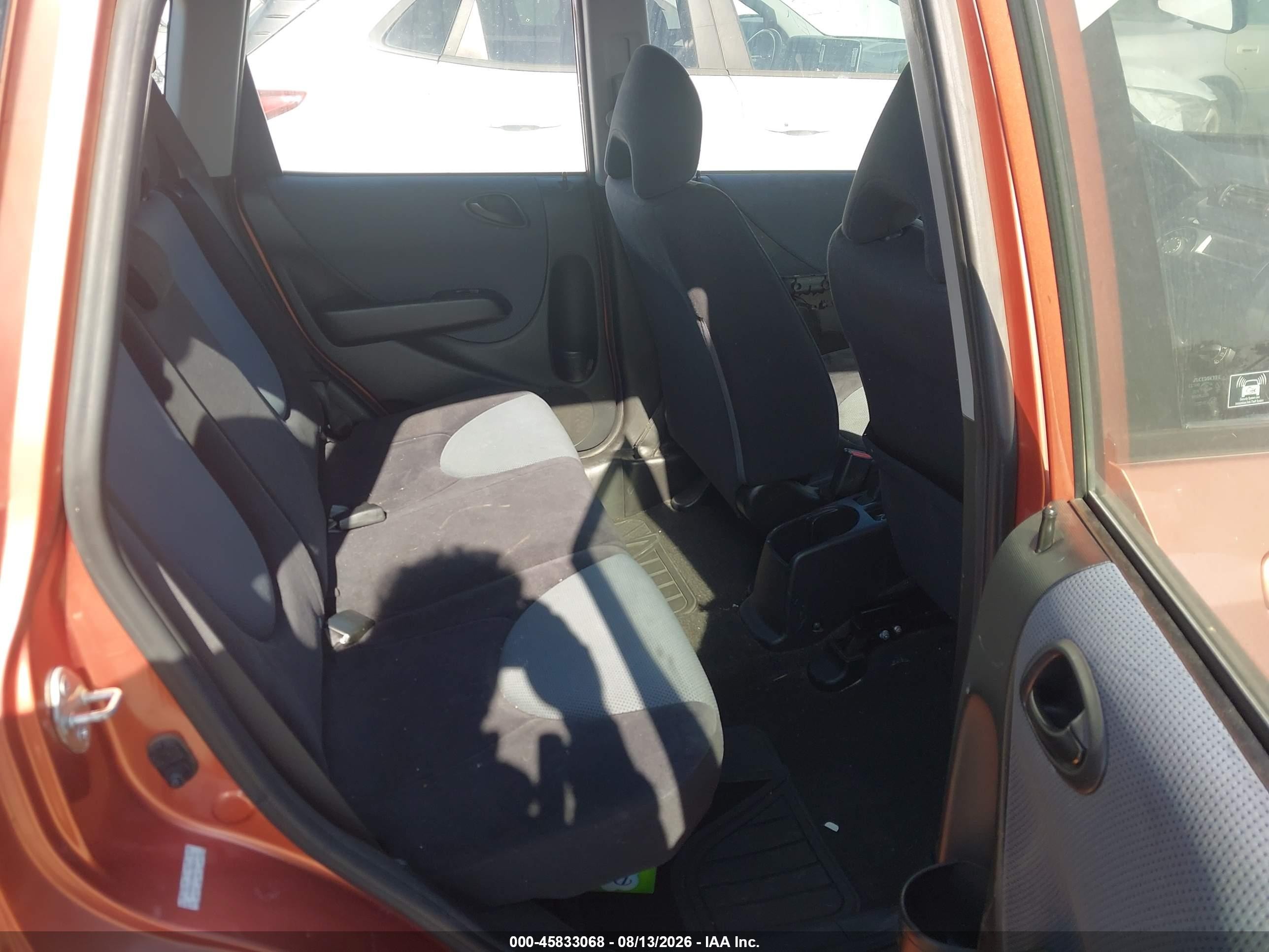 2007 Honda Fit Sport Orange vin: JHMGD38607S057101
