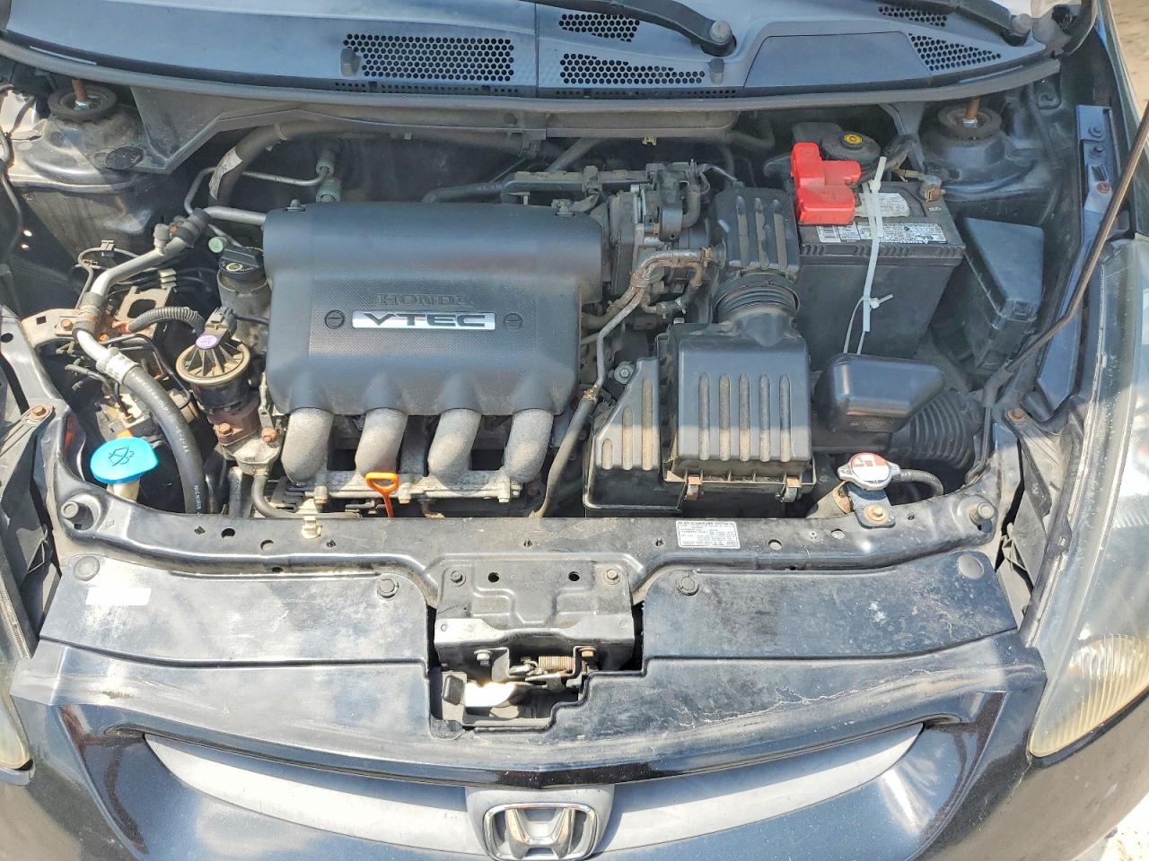 2008 Honda Fit Sport Black vin: JHMGD38608S005372
