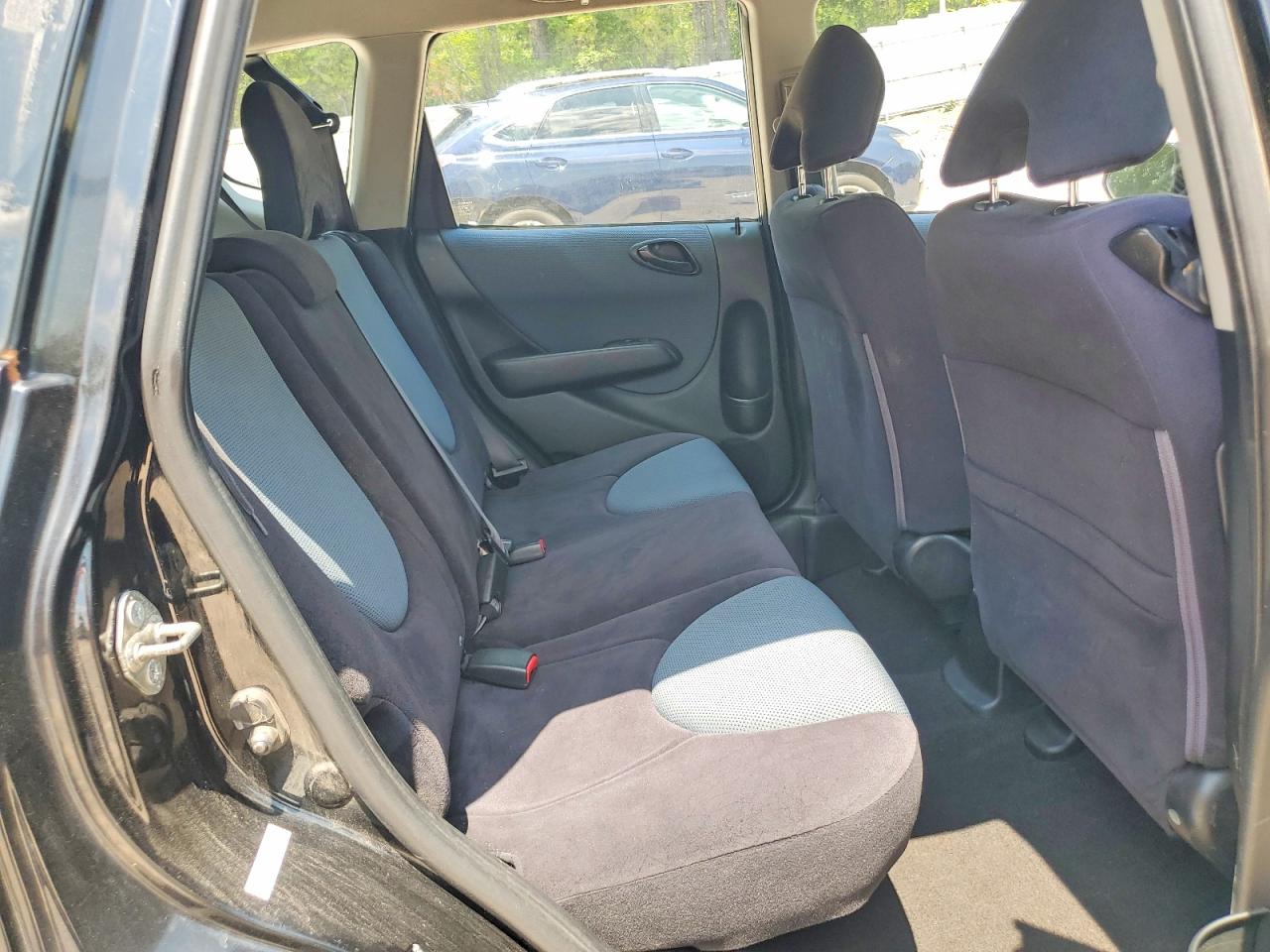 2008 Honda Fit Sport Black vin: JHMGD38608S005372