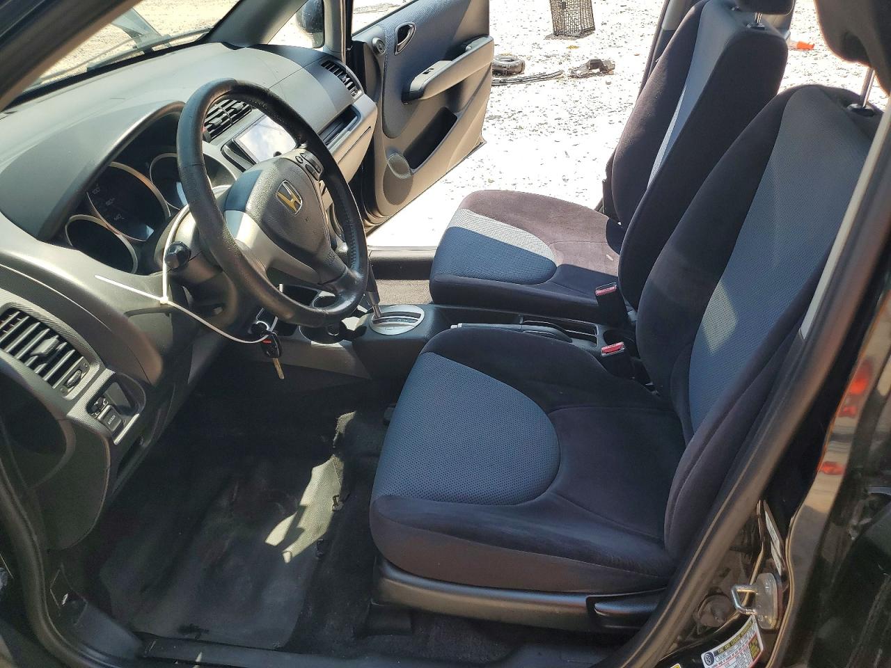 2008 Honda Fit Sport Black vin: JHMGD38608S005372