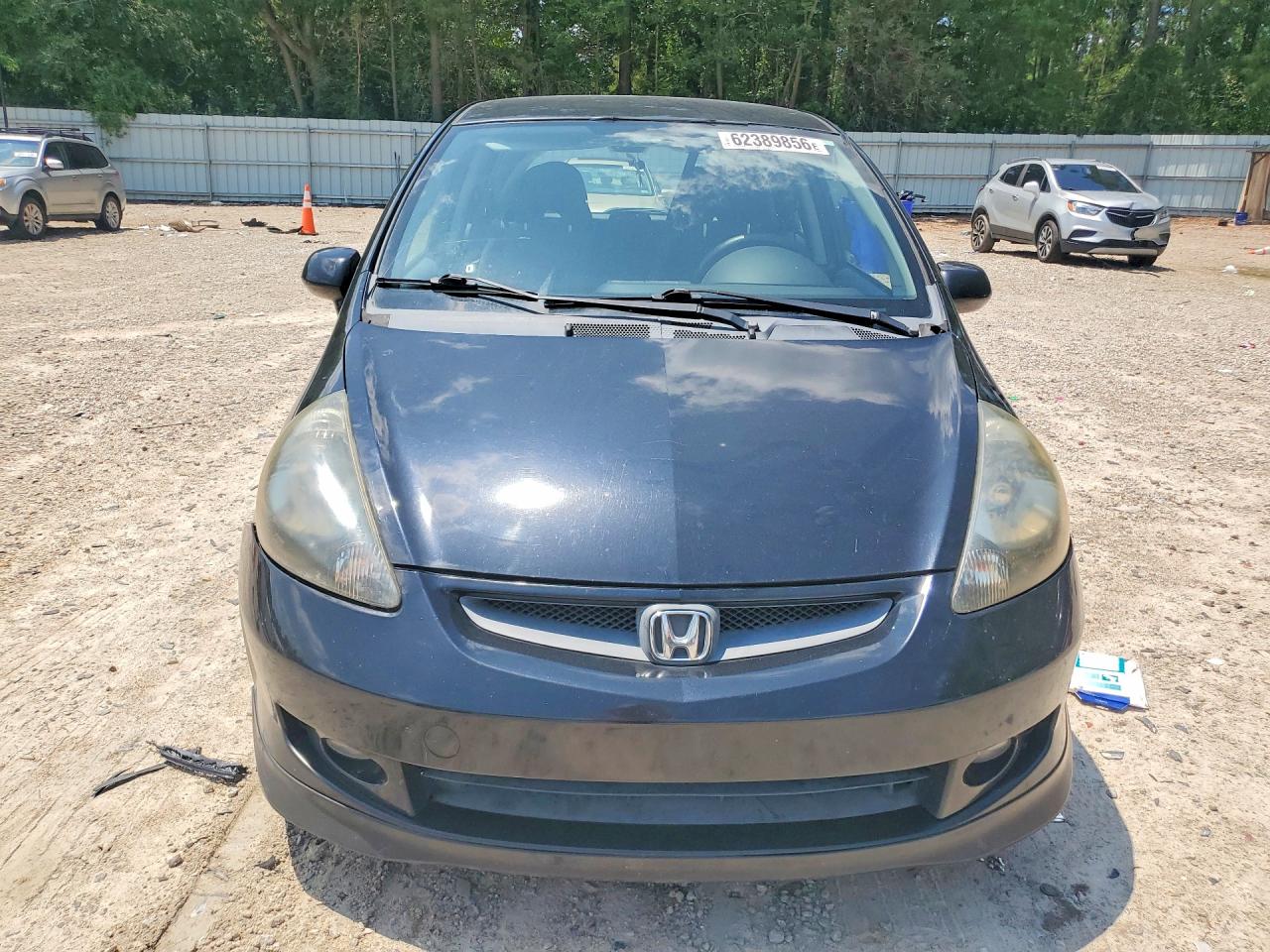2008 Honda Fit Sport Black vin: JHMGD38608S005372