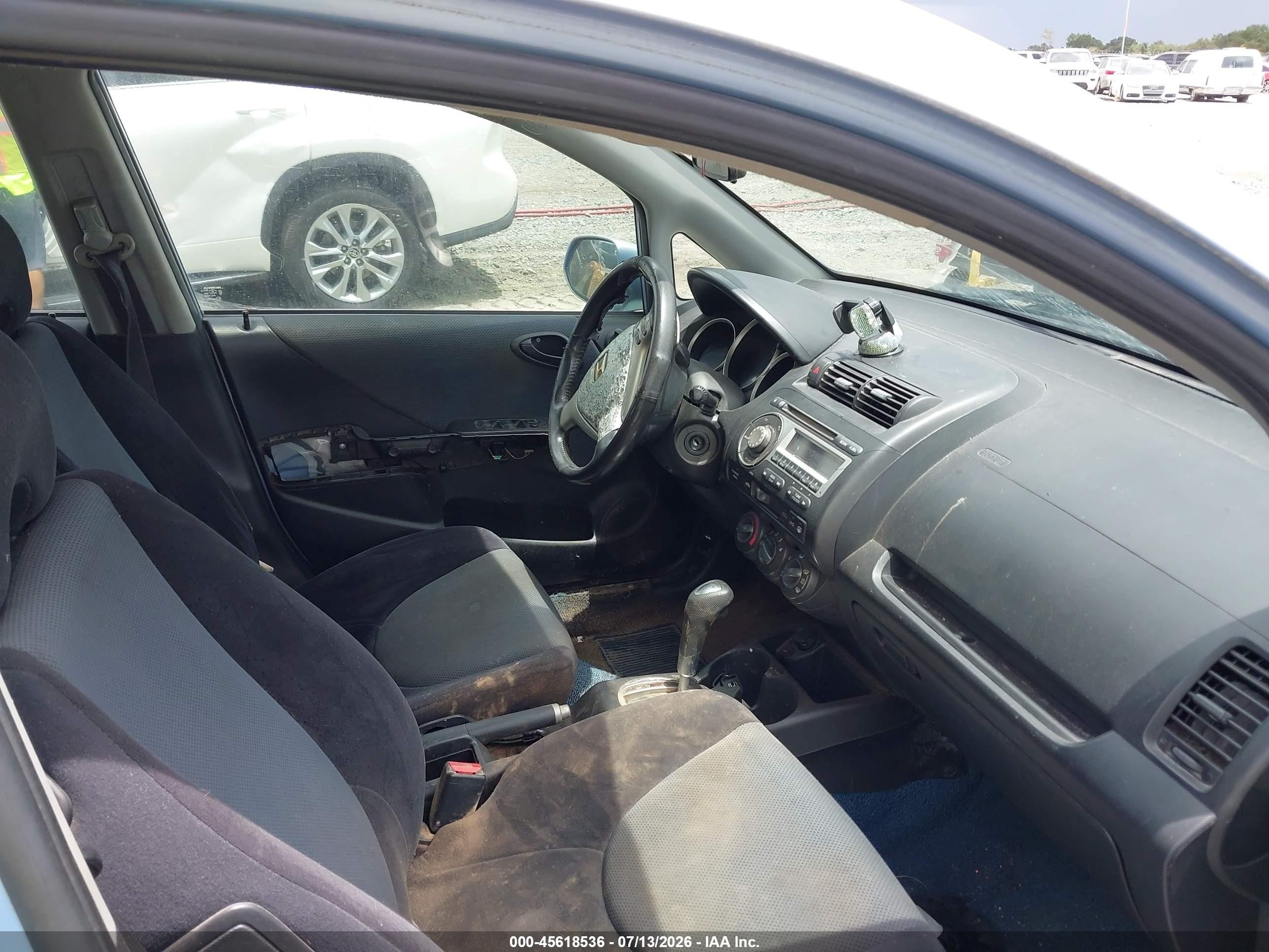 2008 Honda Fit Sport Blue vin: JHMGD38608S016596