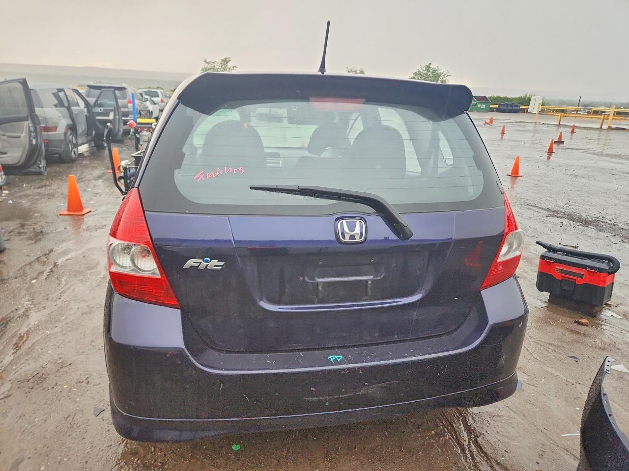 2008 Honda Fit Sport Blue vin: JHMGD38608S024729
