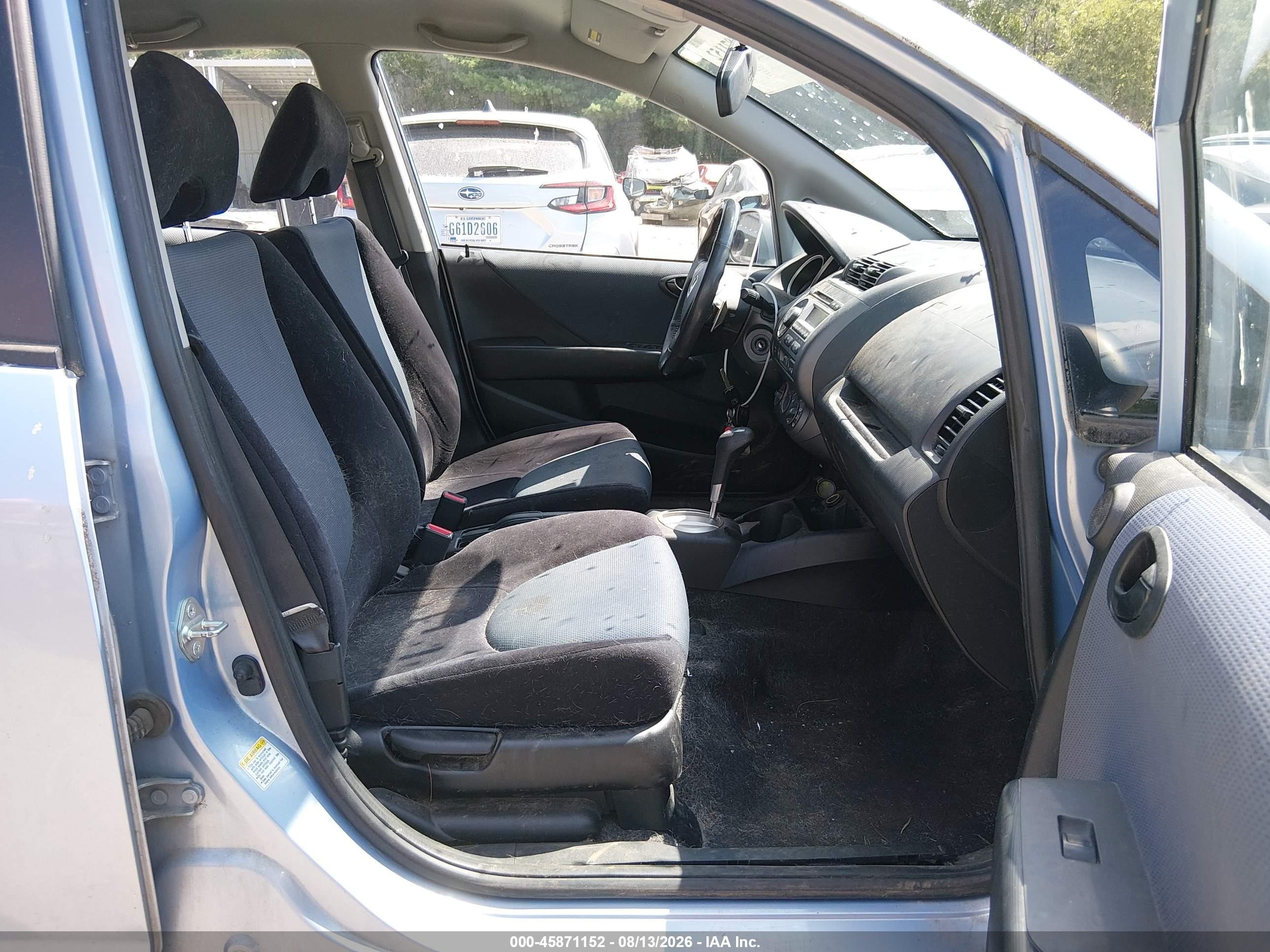 2008 Honda Fit Sport Light Blue vin: JHMGD38608S035990