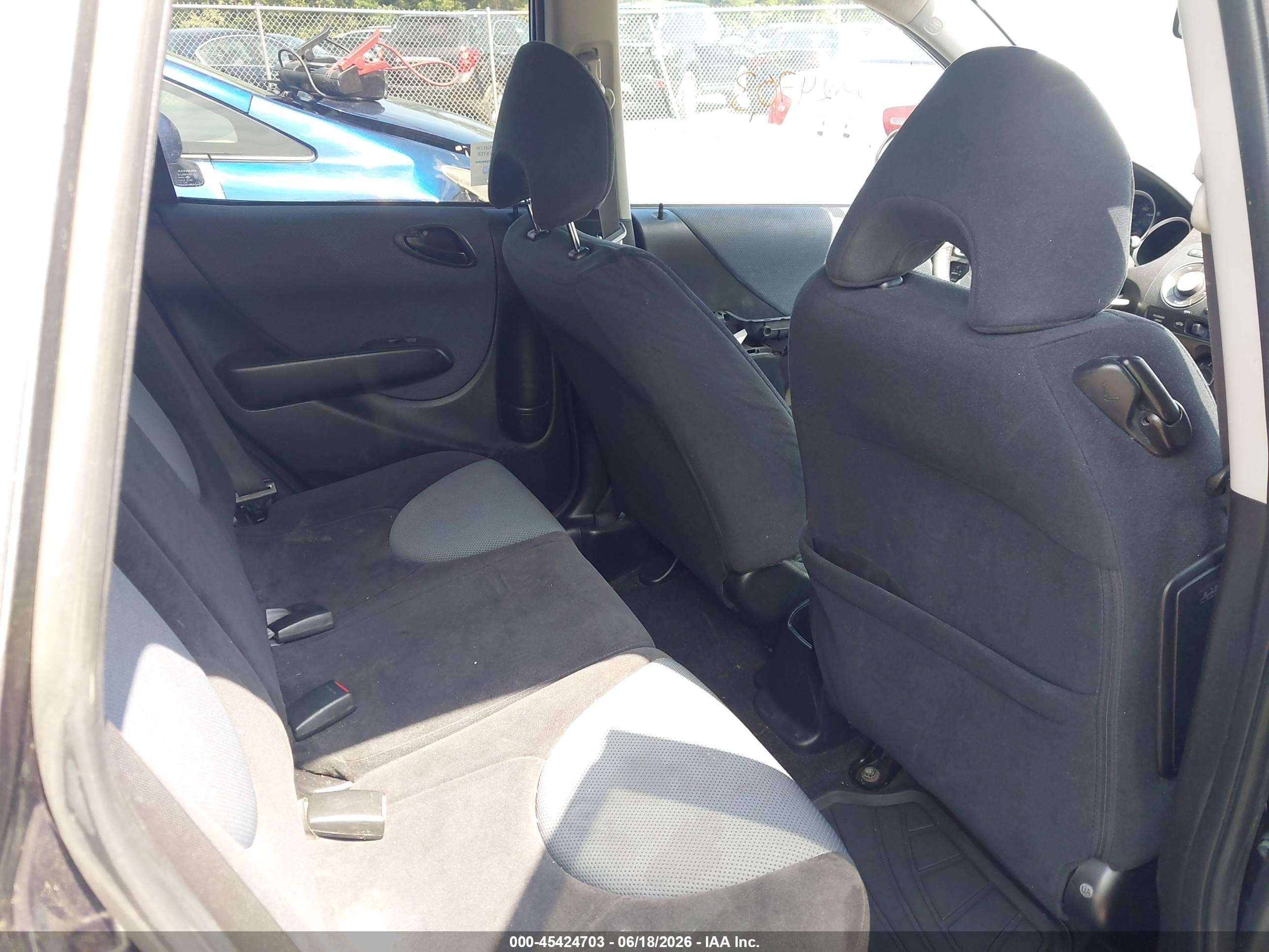 2008 Honda Fit Sport Blue vin: JHMGD38608S043359