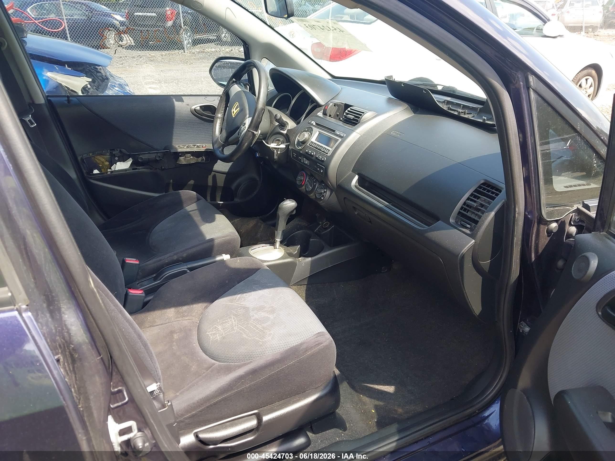 2008 Honda Fit Sport Blue vin: JHMGD38608S043359