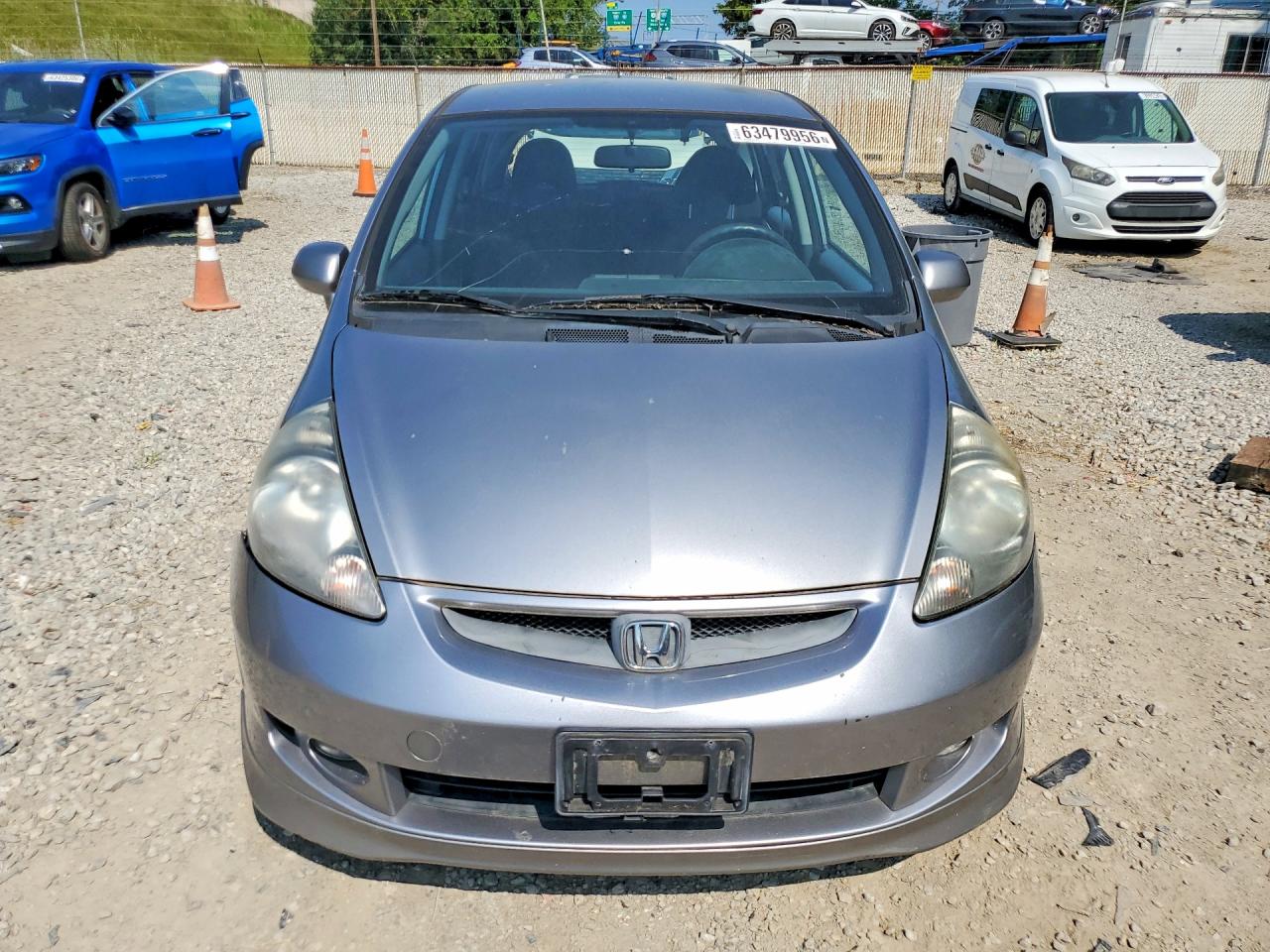 2008 Honda Fit Sport Silver vin: JHMGD38608S064261