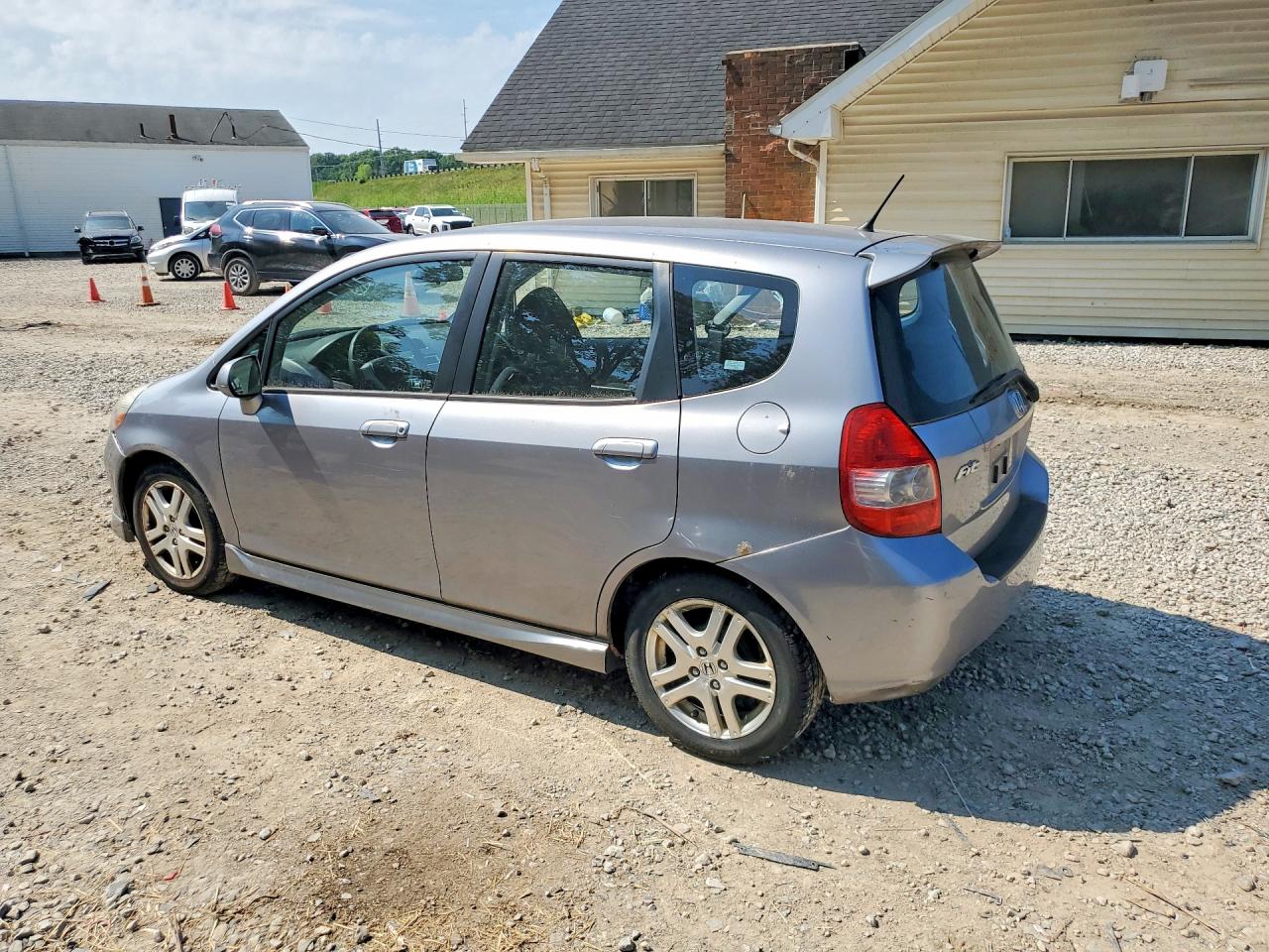 2008 Honda Fit Sport Silver vin: JHMGD38608S064261