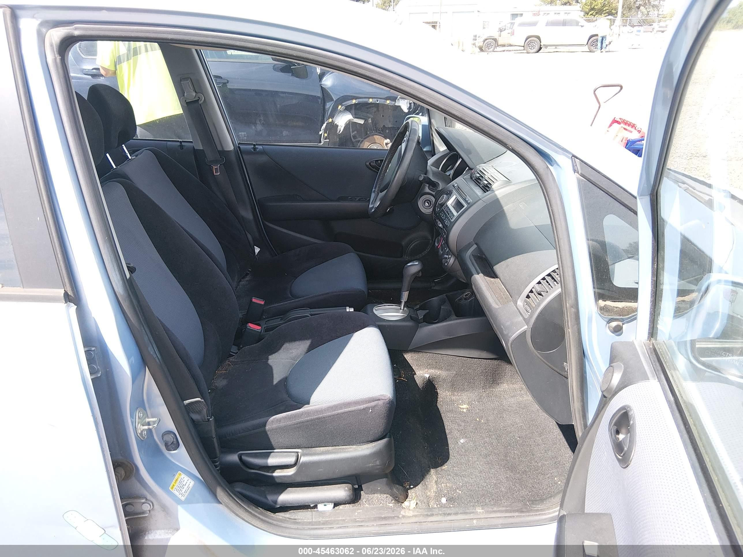 2008 Honda Fit Sport Light Blue vin: JHMGD38618S010080