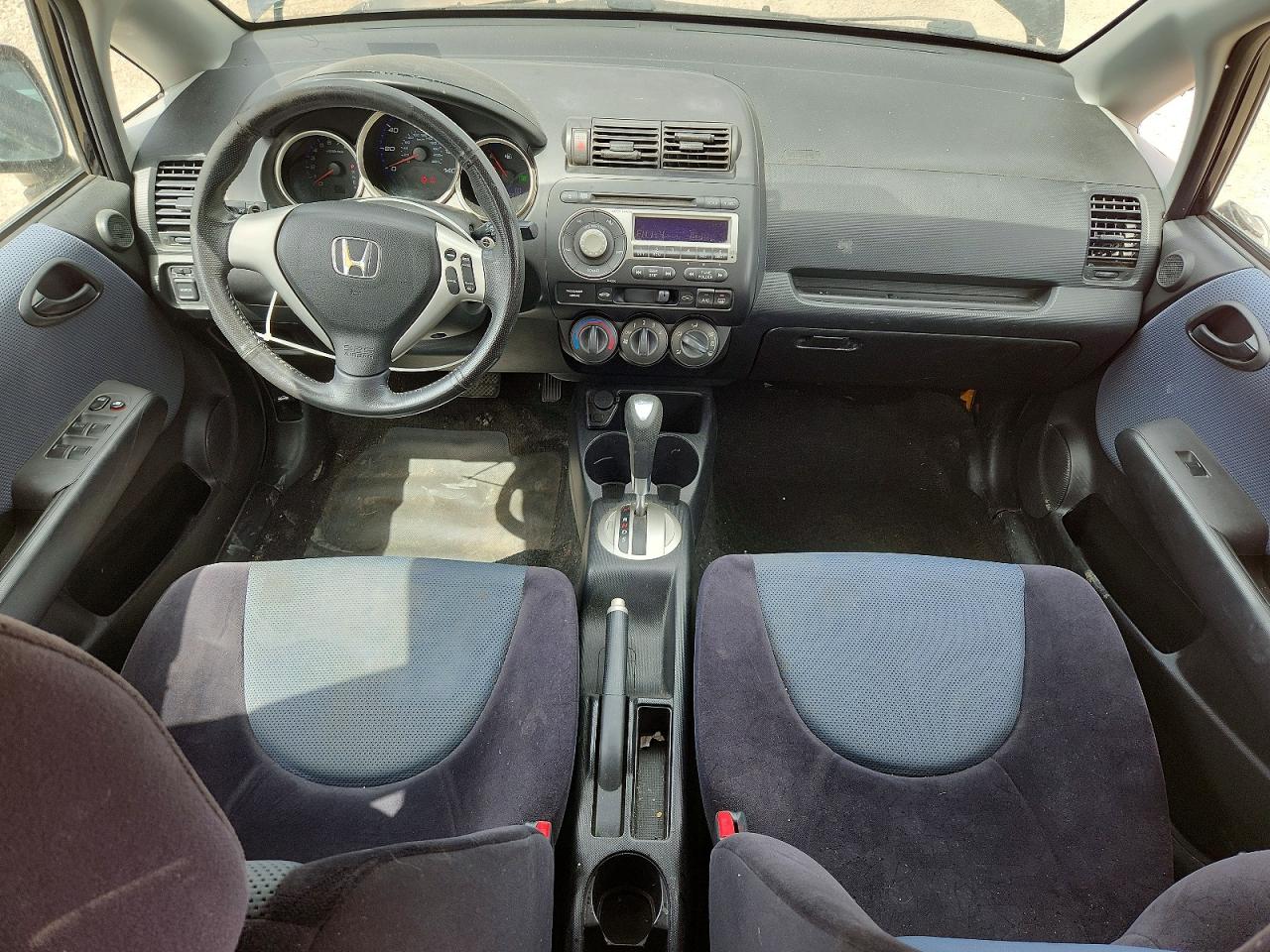 2008 Honda Fit Sport Black vin: JHMGD38618S013898