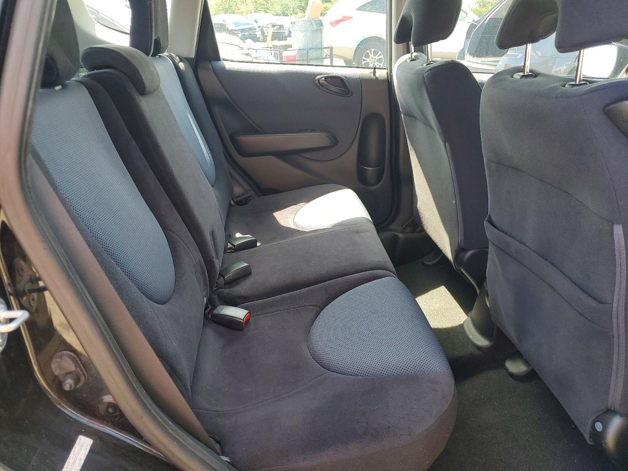 2007 Honda Fit S Black vin: JHMGD38627S033365