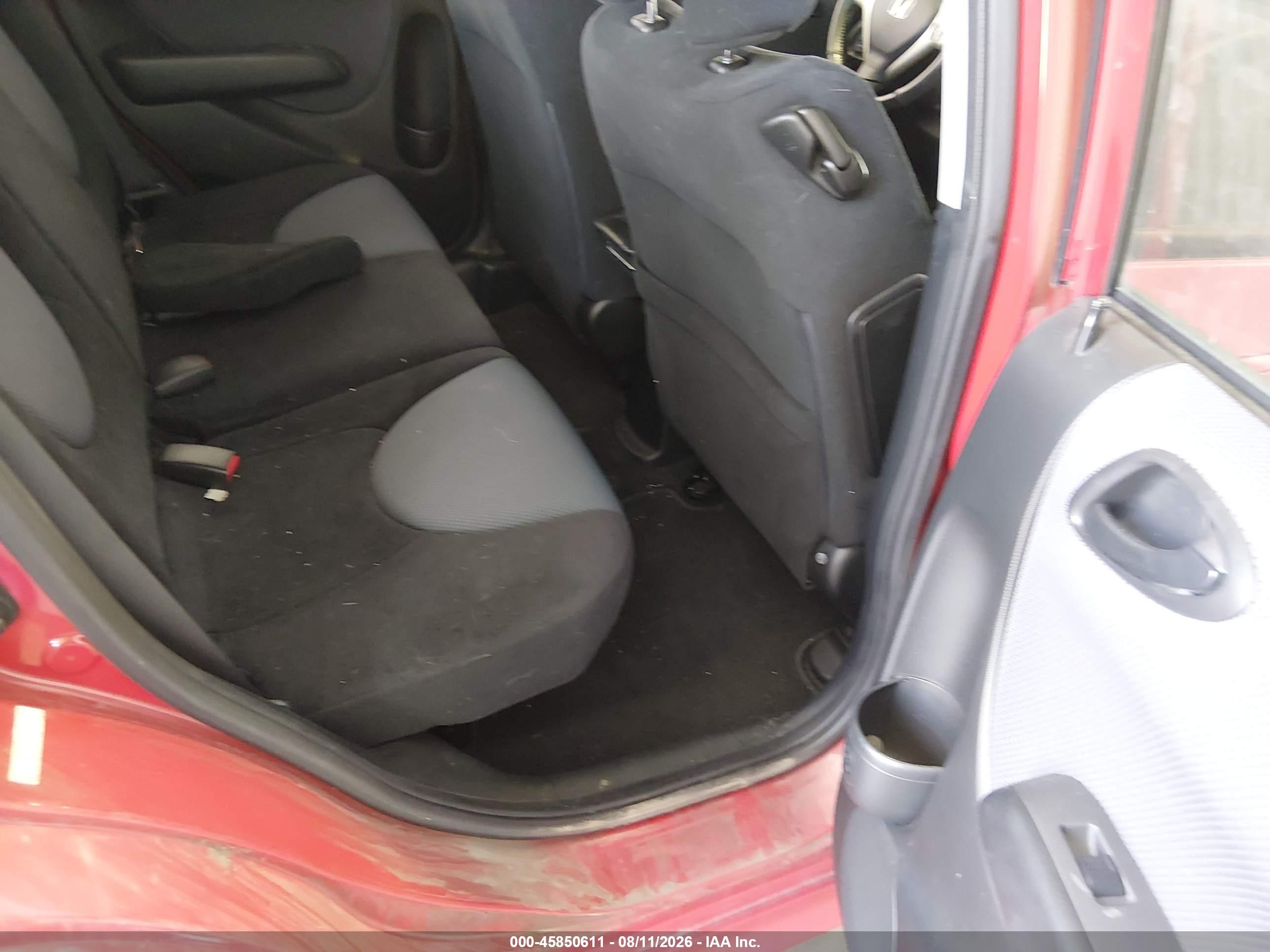 2008 Honda Fit Sport Red vin: JHMGD38628S059224