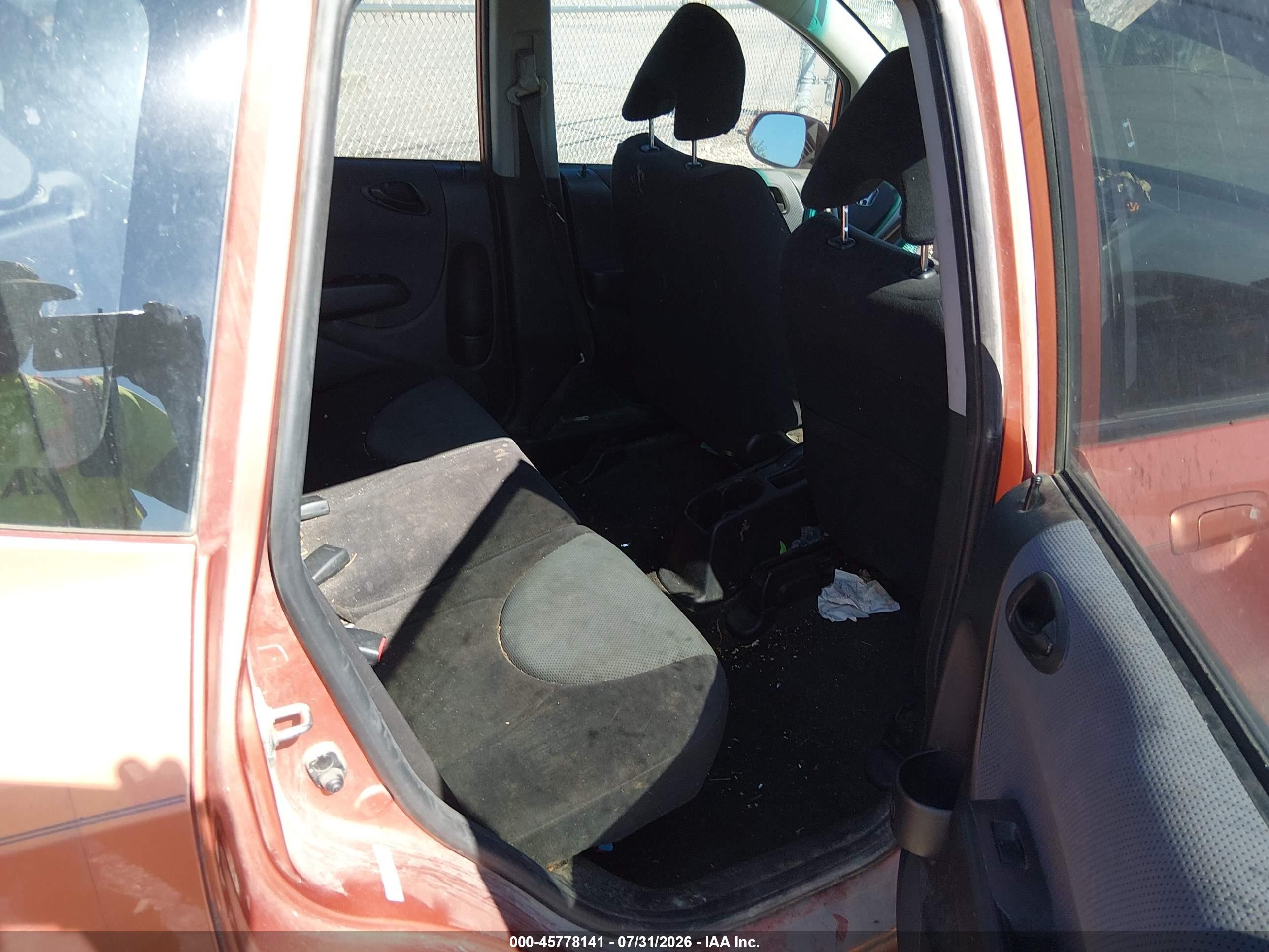 2008 Honda Fit Sport Оранжевый vin: JHMGD38628S070448